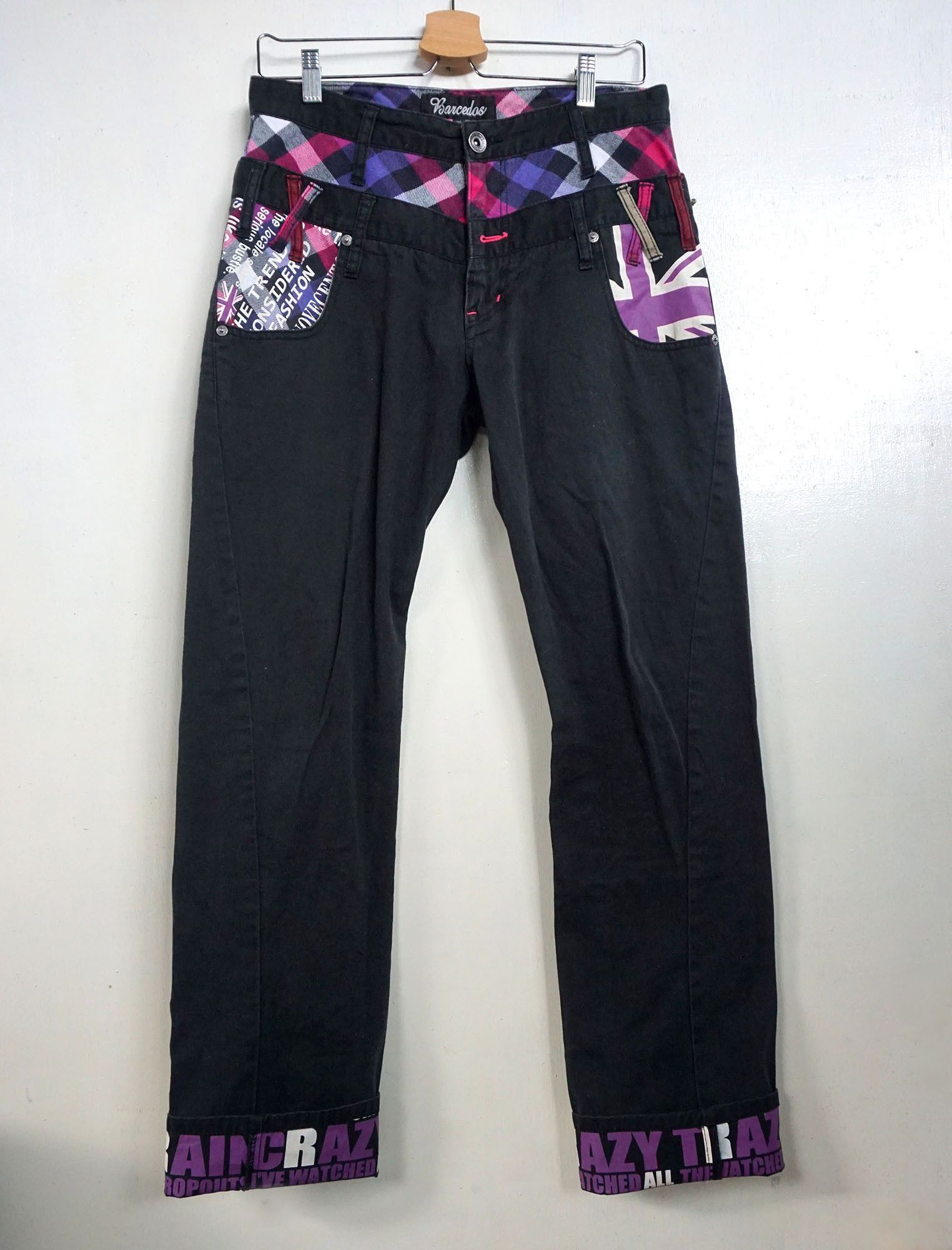 Japanese Brand BARCEDOS Double Waist Jeans Size US 30 / EU 46 - 1 Thumbnail