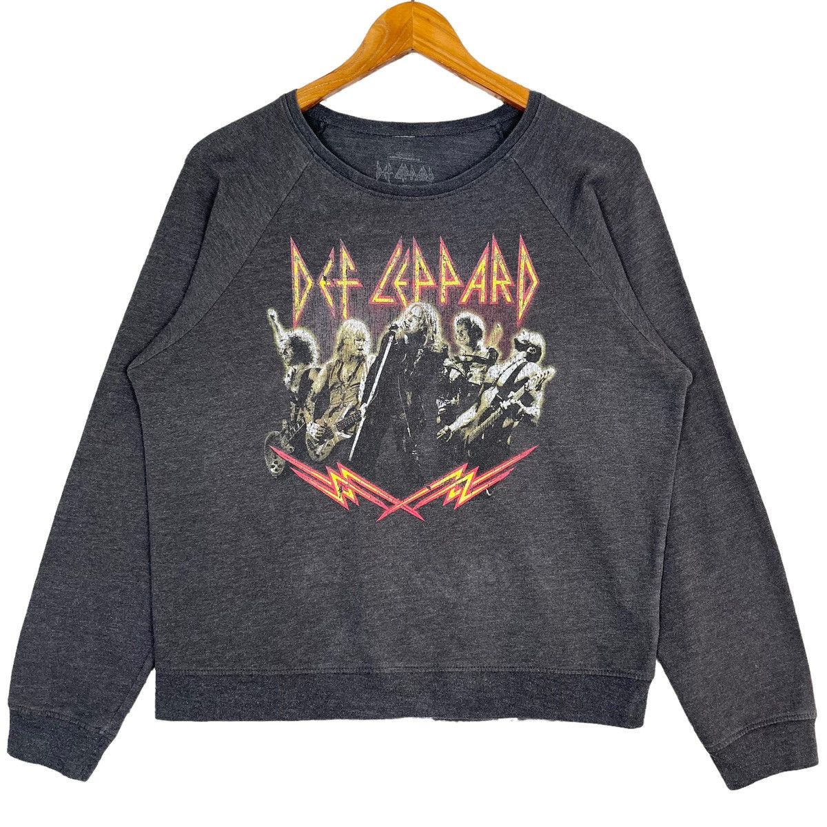 Youth Def Leppard English Rock Band Raglan Sweatshirt