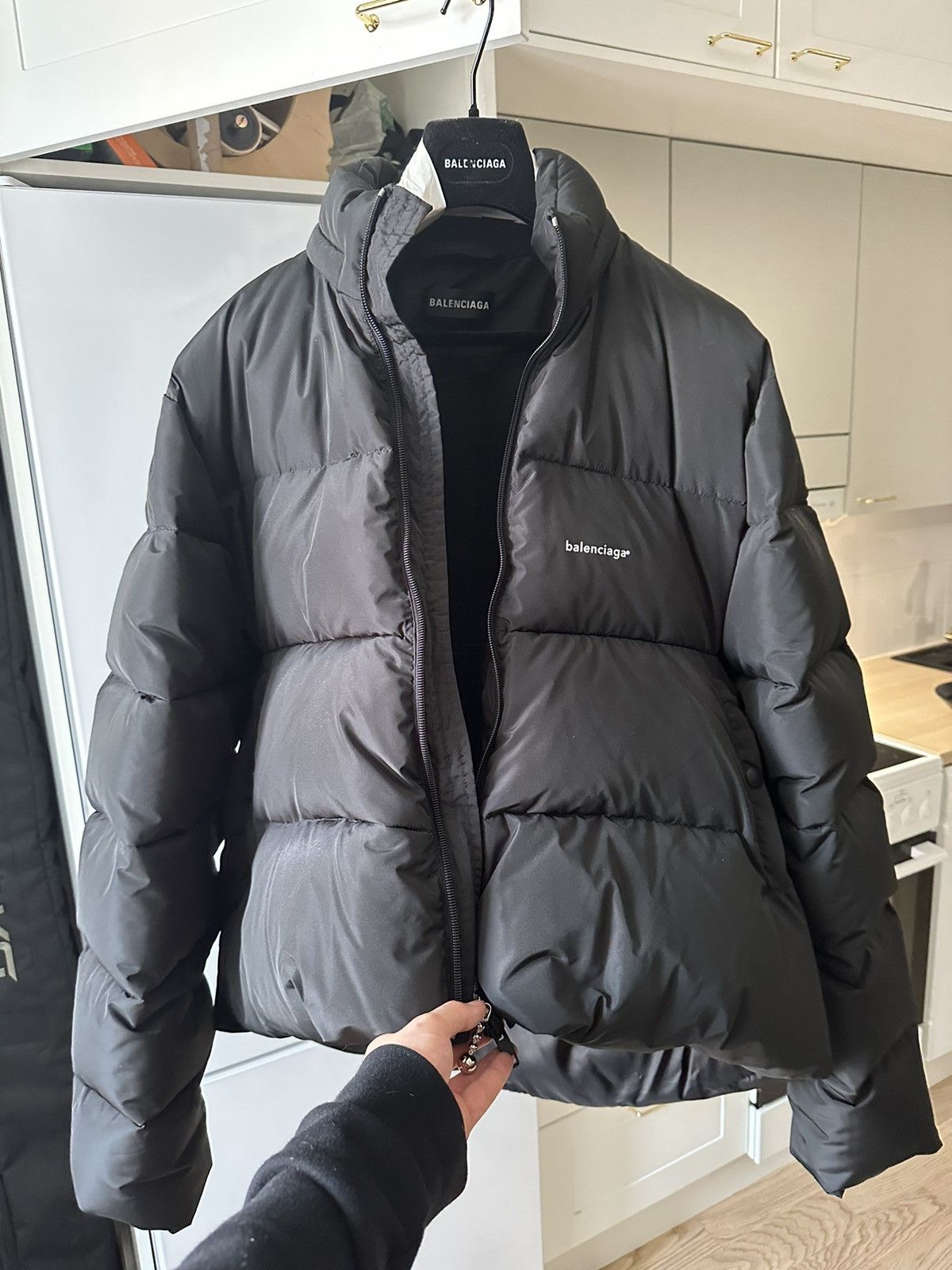 Balenciaga Balenciaga c-shape puffer jacket | Grailed