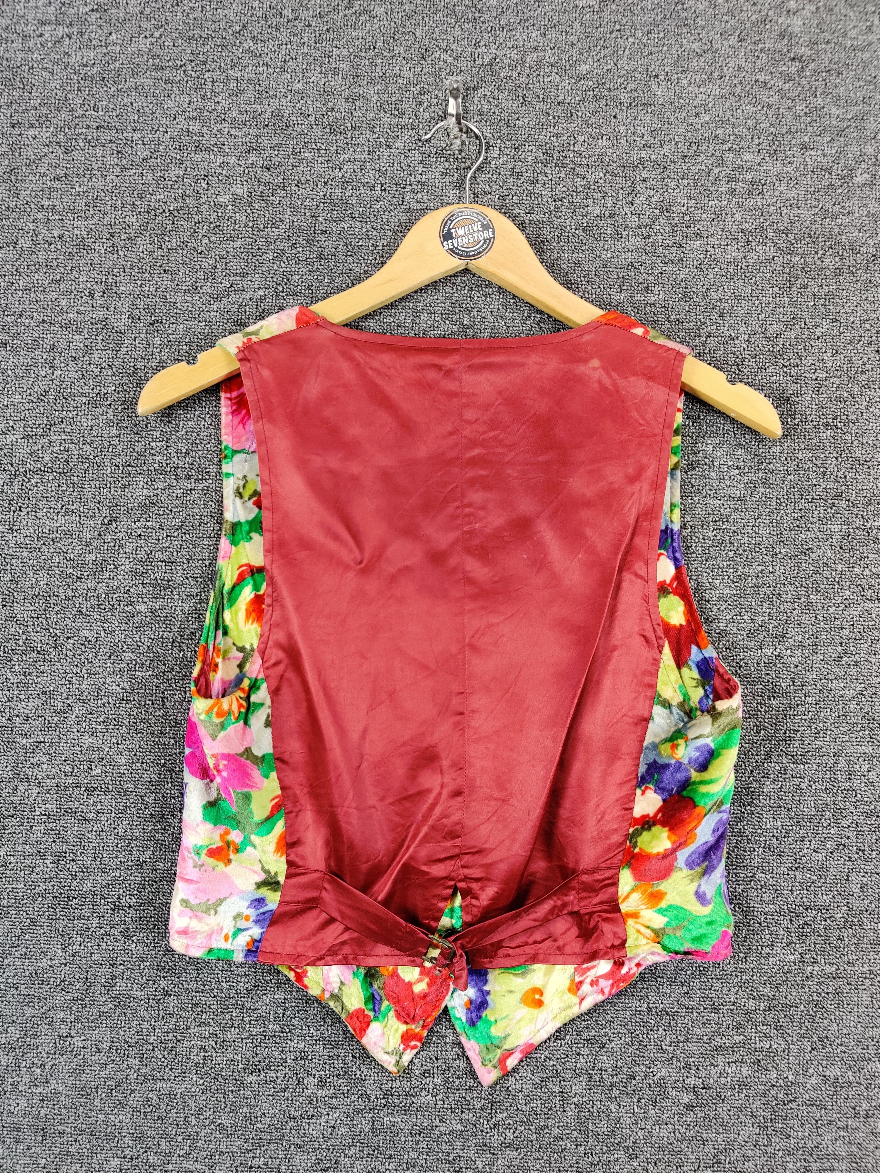 Kenzo Vintage Kenzo Paris Floral Vest Nice Design Size US M / EU 48-50 / 2 - 9 Thumbnail