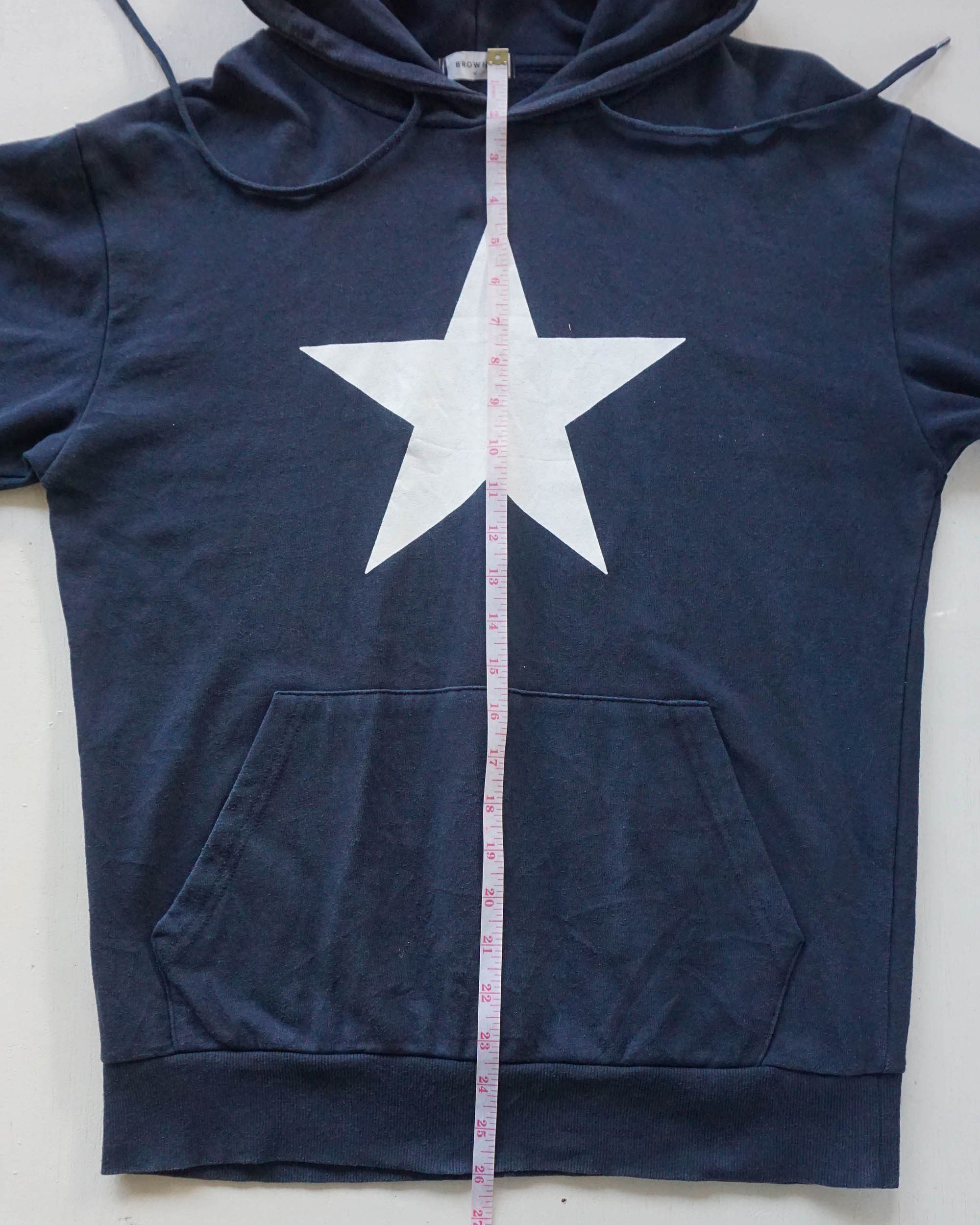 Japanese Brand Big Star BROWNY Navy Blue Pullover Hoodie Size US M / EU 48-50 / 2 - 7 Thumbnail