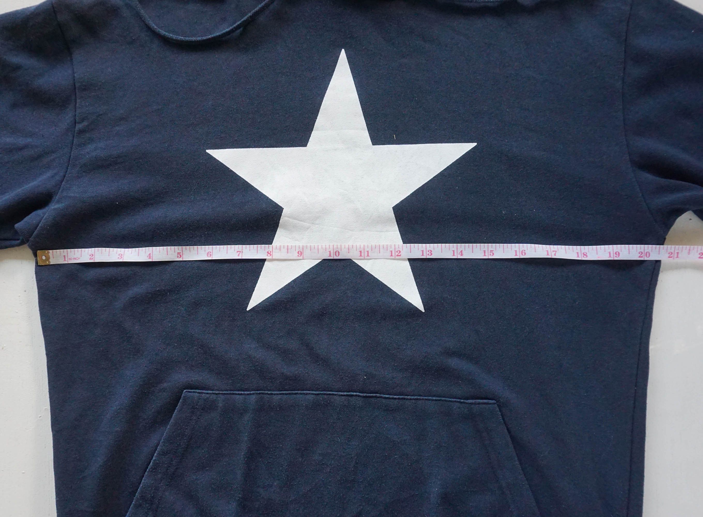 Japanese Brand Big Star BROWNY Navy Blue Pullover Hoodie Size US M / EU 48-50 / 2 - 6 Thumbnail