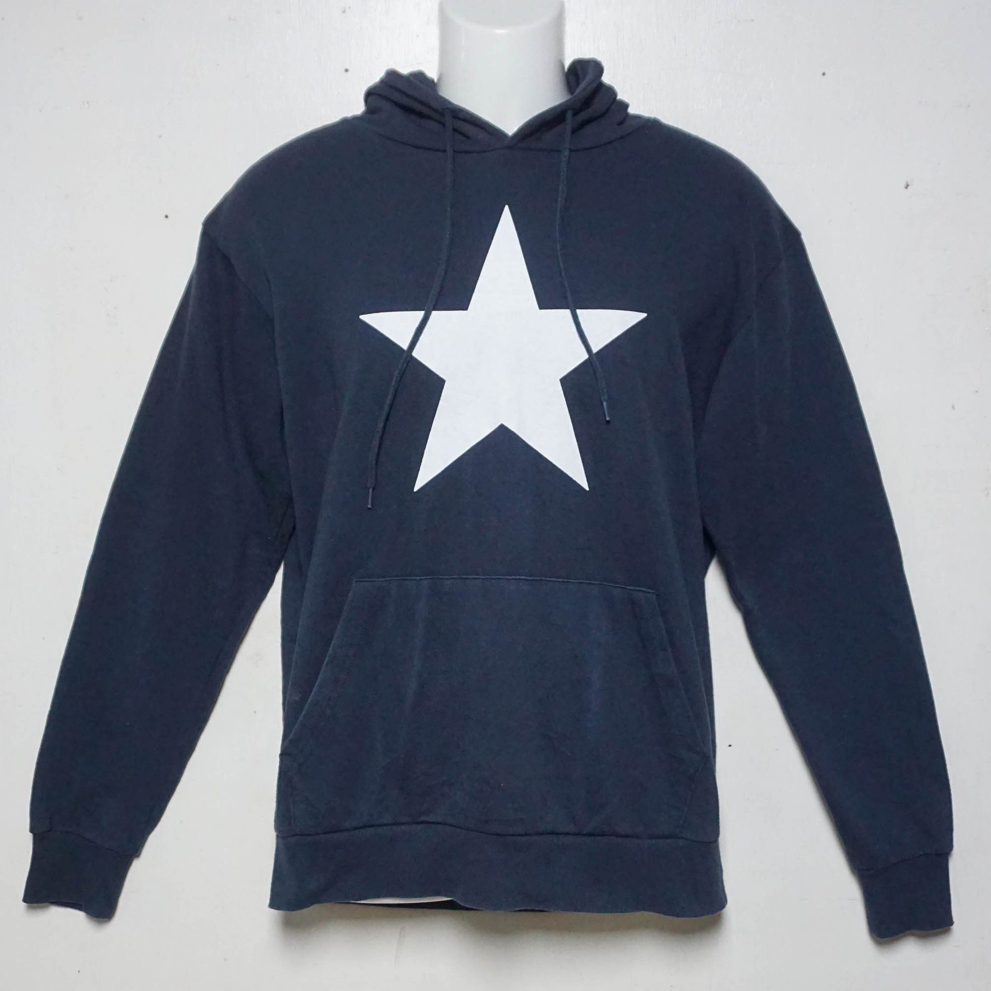 image of Big Star Browny Navy Blue Pullover Hoodie, Men's (Size Medium)
