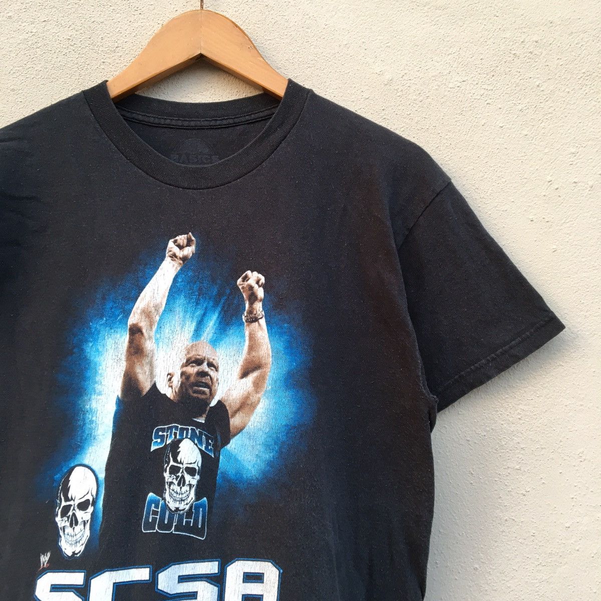 Vintage × WWE × WWF RARE‼️Vintage STONE COLD STEVE AUSTIN T-shirt Size US M / EU 48-50 / 2 - 3 Thumbnail