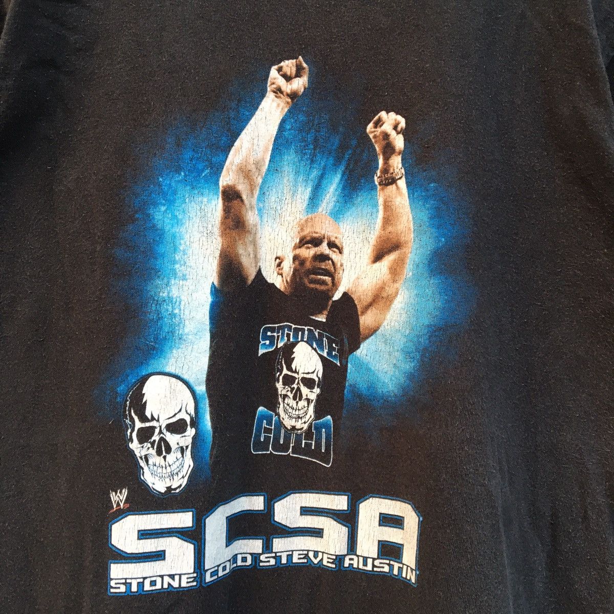 Vintage × WWE × WWF RARE‼️Vintage STONE COLD STEVE AUSTIN T-shirt Size US M / EU 48-50 / 2 - 2 Thumbnail