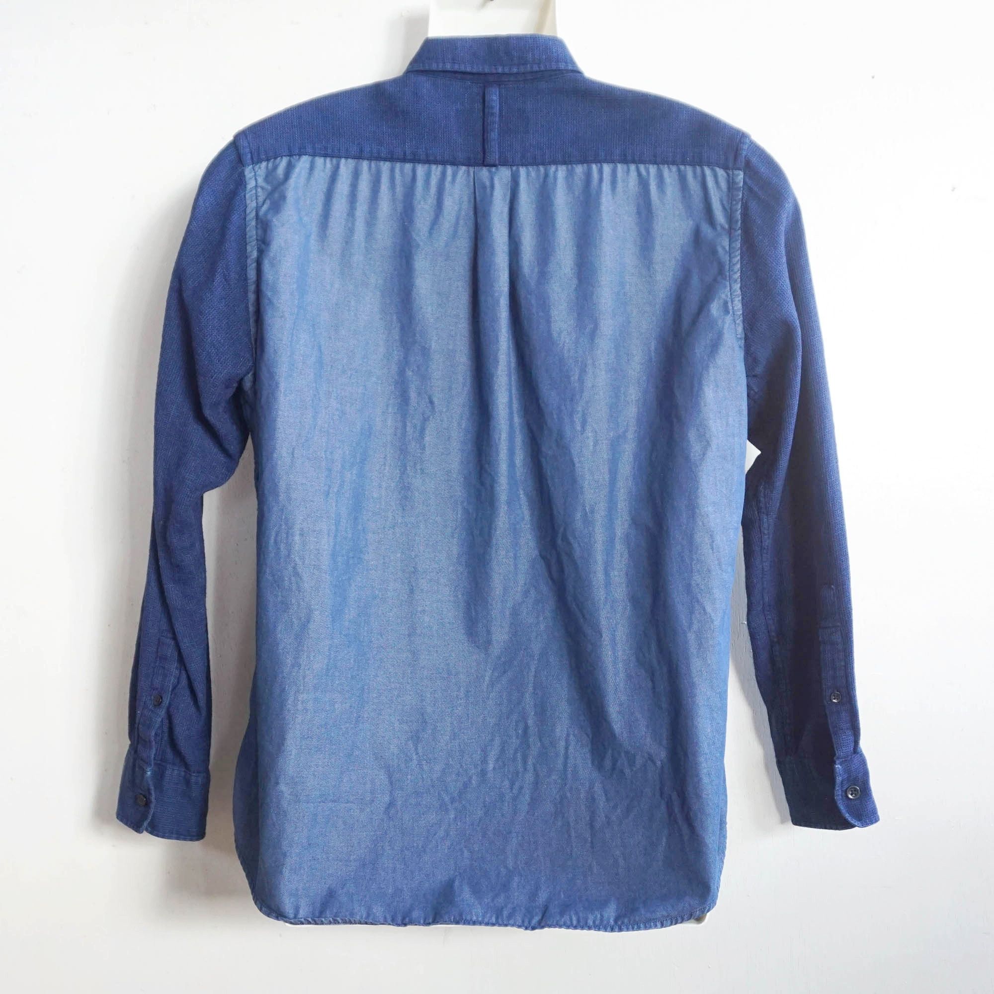 Ciaopanic × Japanese Brand CIAOPANIC TYPY Patchwork Denim Long Sleeve Shirt Size US M / EU 48-50 / 2 - 2 Thumbnail