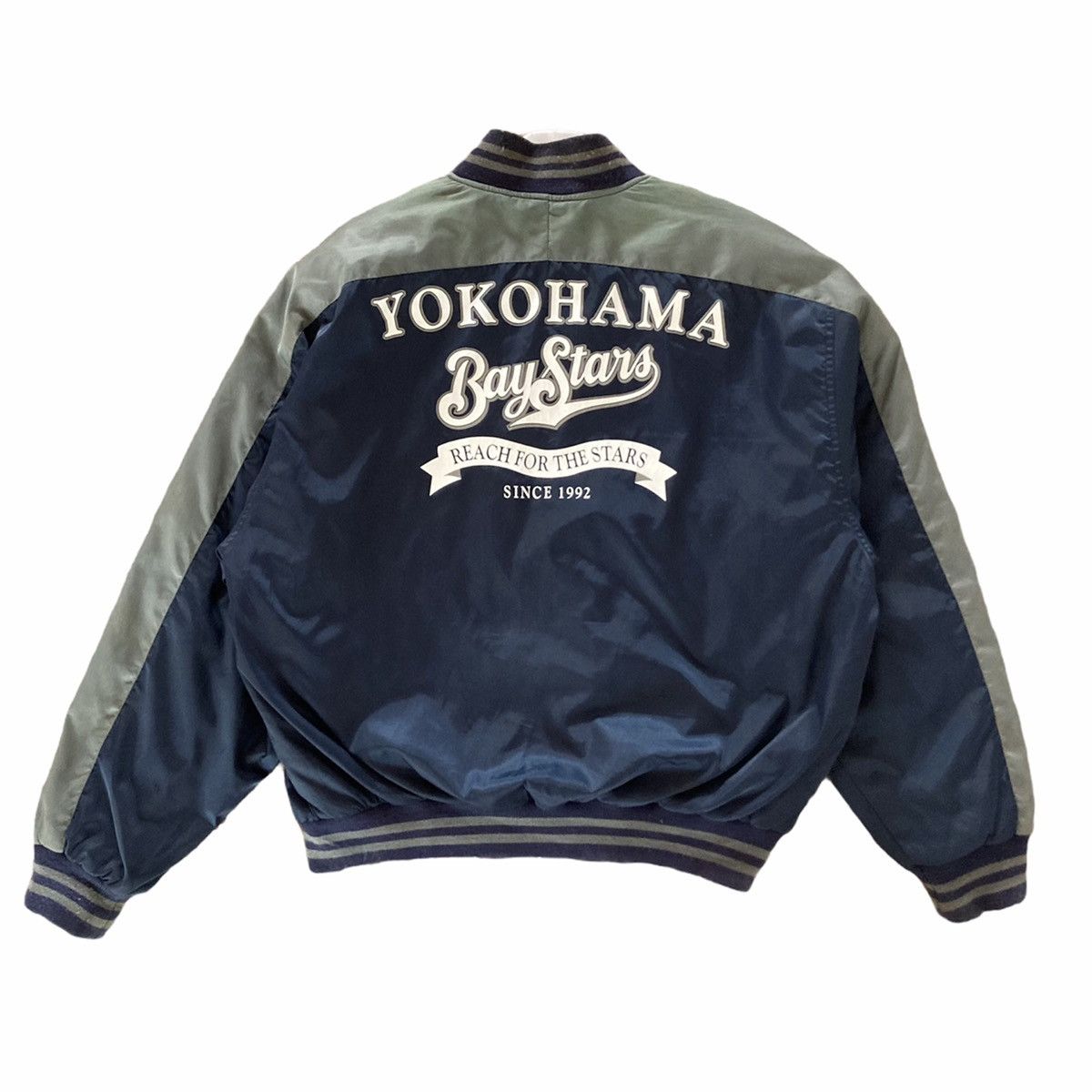 MLB Yokohama Baystar 01 Baseball Team Bomber Jacket Size US M / EU 48-50 / 2 - 11 Thumbnail