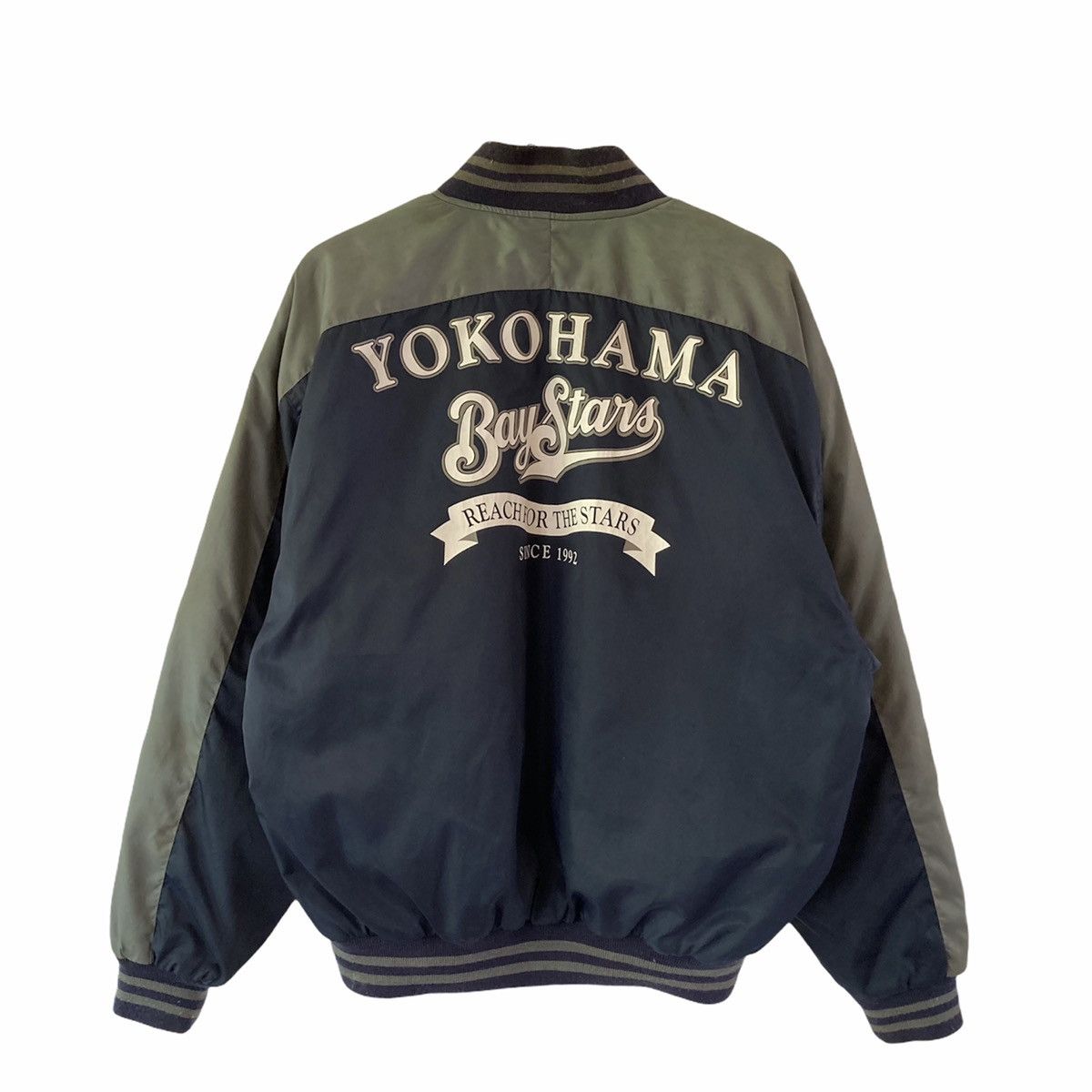 MLB Yokohama Baystar 01 Baseball Team Bomber Jacket Size US M / EU 48-50 / 2 - 12 Thumbnail