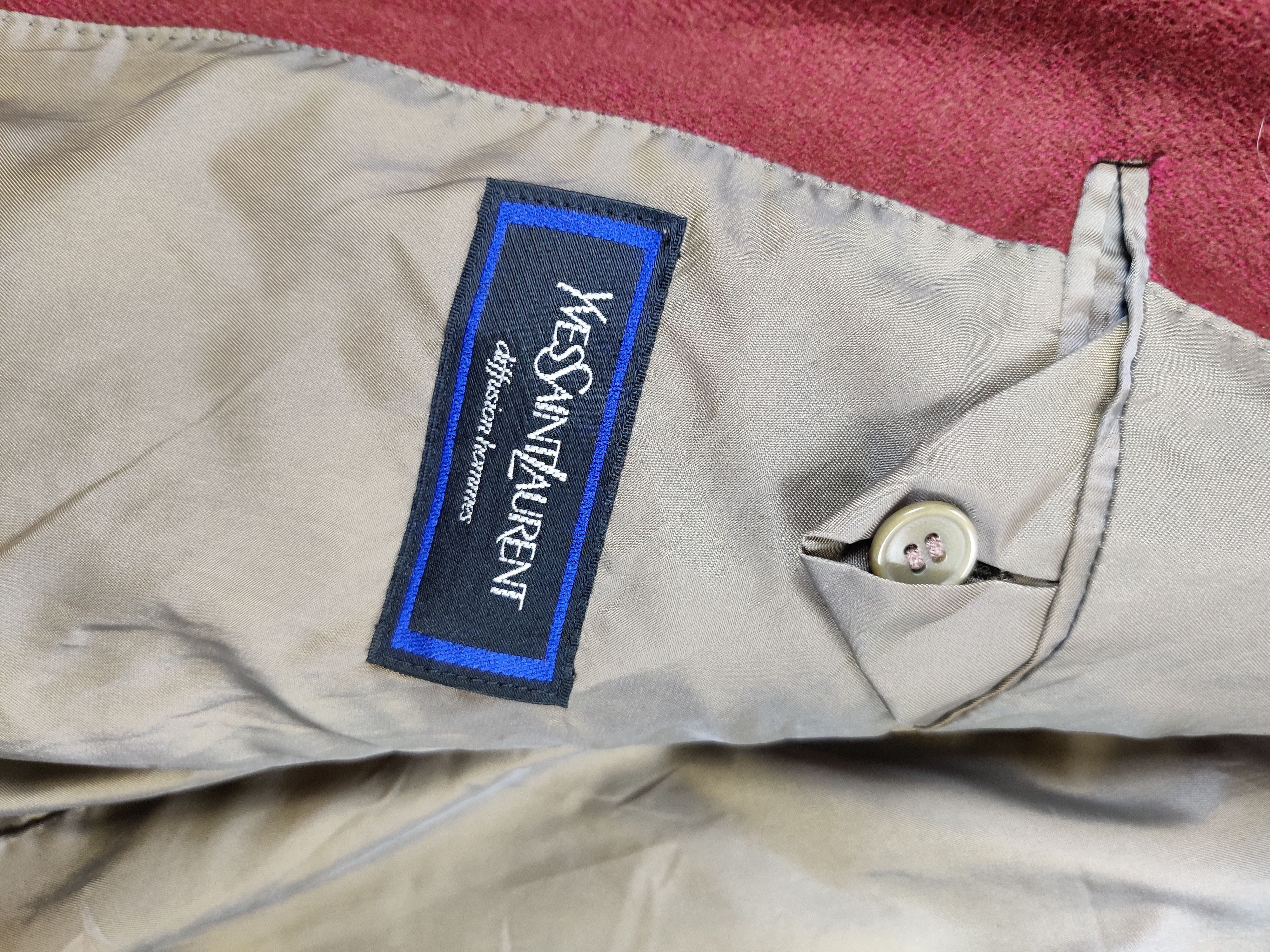 Yves Saint Laurent Yves Saint Laurent Pour Homme Single Breasted Blazer Size US XL / EU 56 / 4 - 10 Thumbnail