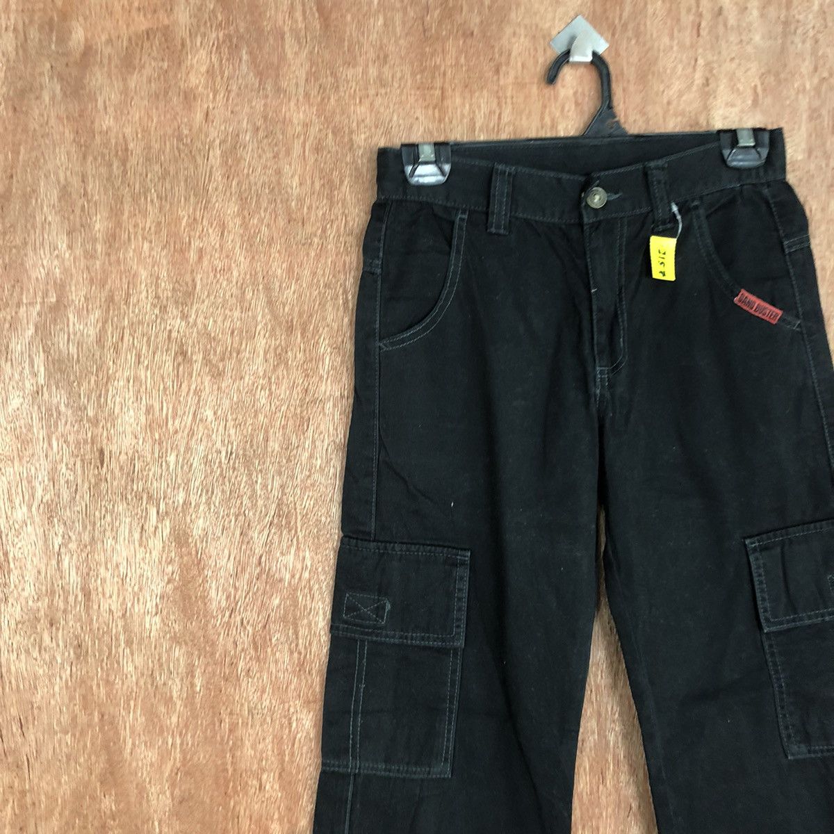 Japanese Brand DLL Gang Buster Black Multipocket Cargo Pants #2157 Size US 26 / EU 42 - 6 Thumbnail