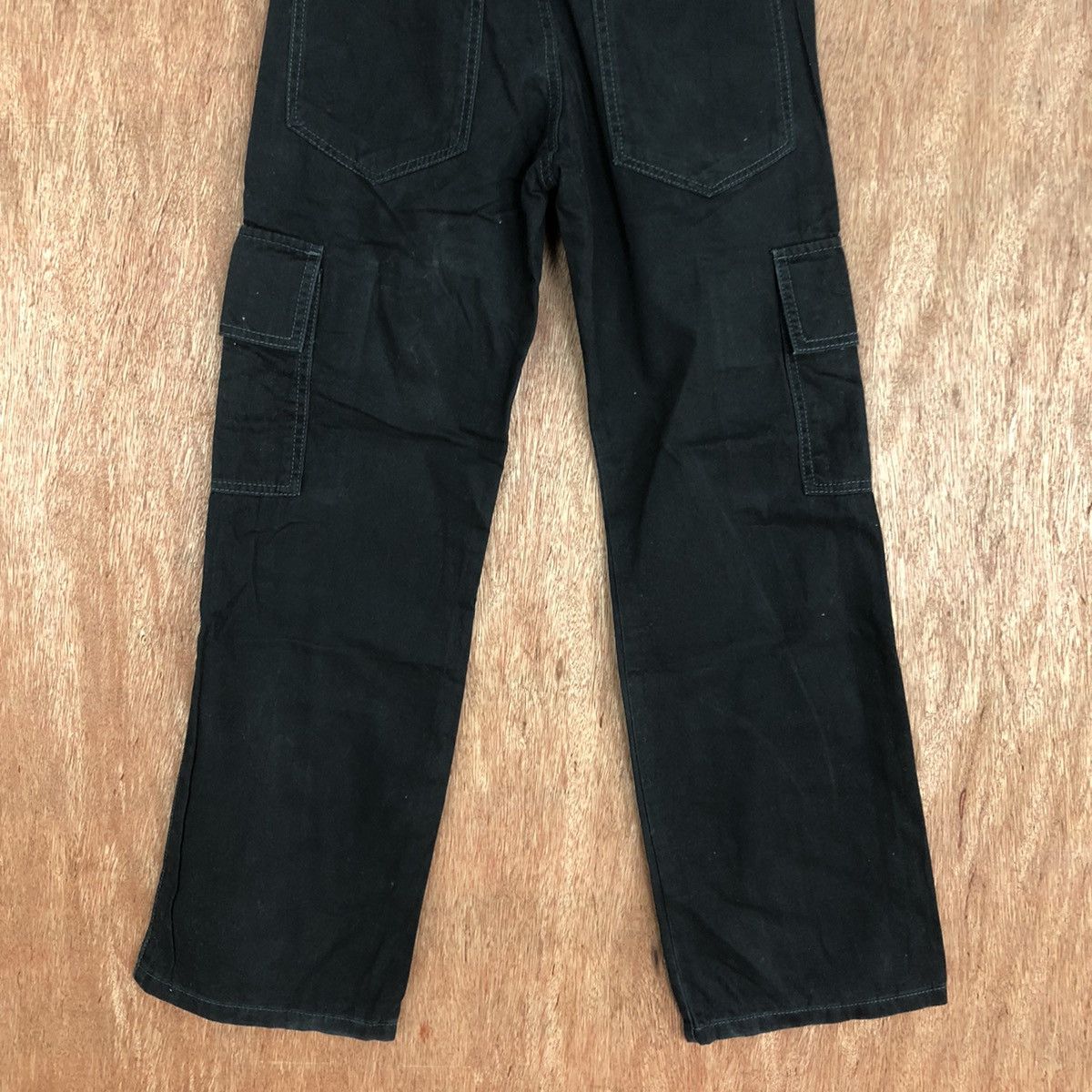 Japanese Brand DLL Gang Buster Black Multipocket Cargo Pants #2157 Size US 26 / EU 42 - 12 Thumbnail