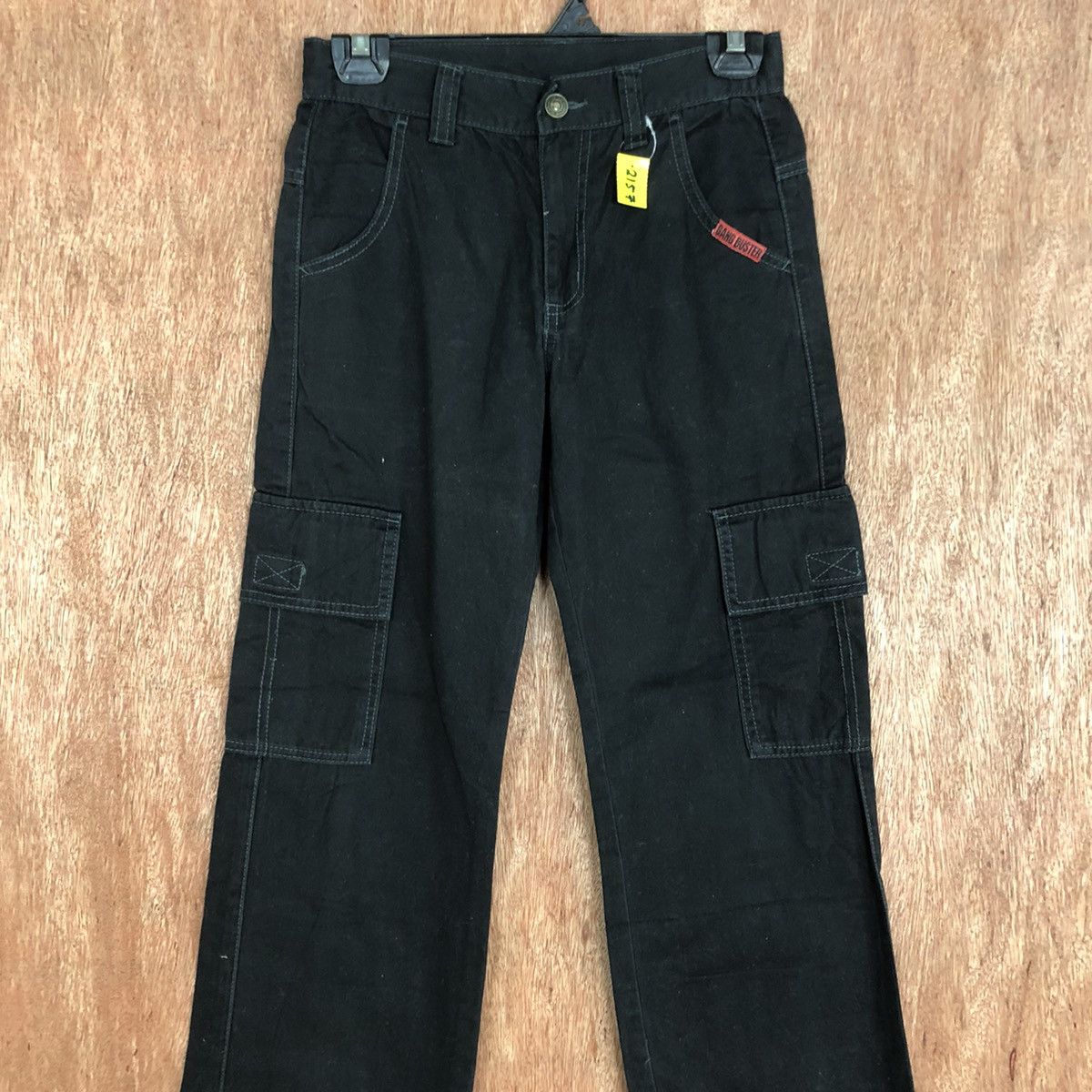 DLL Gang Buster Black Multipocket Cargo Pants #2157