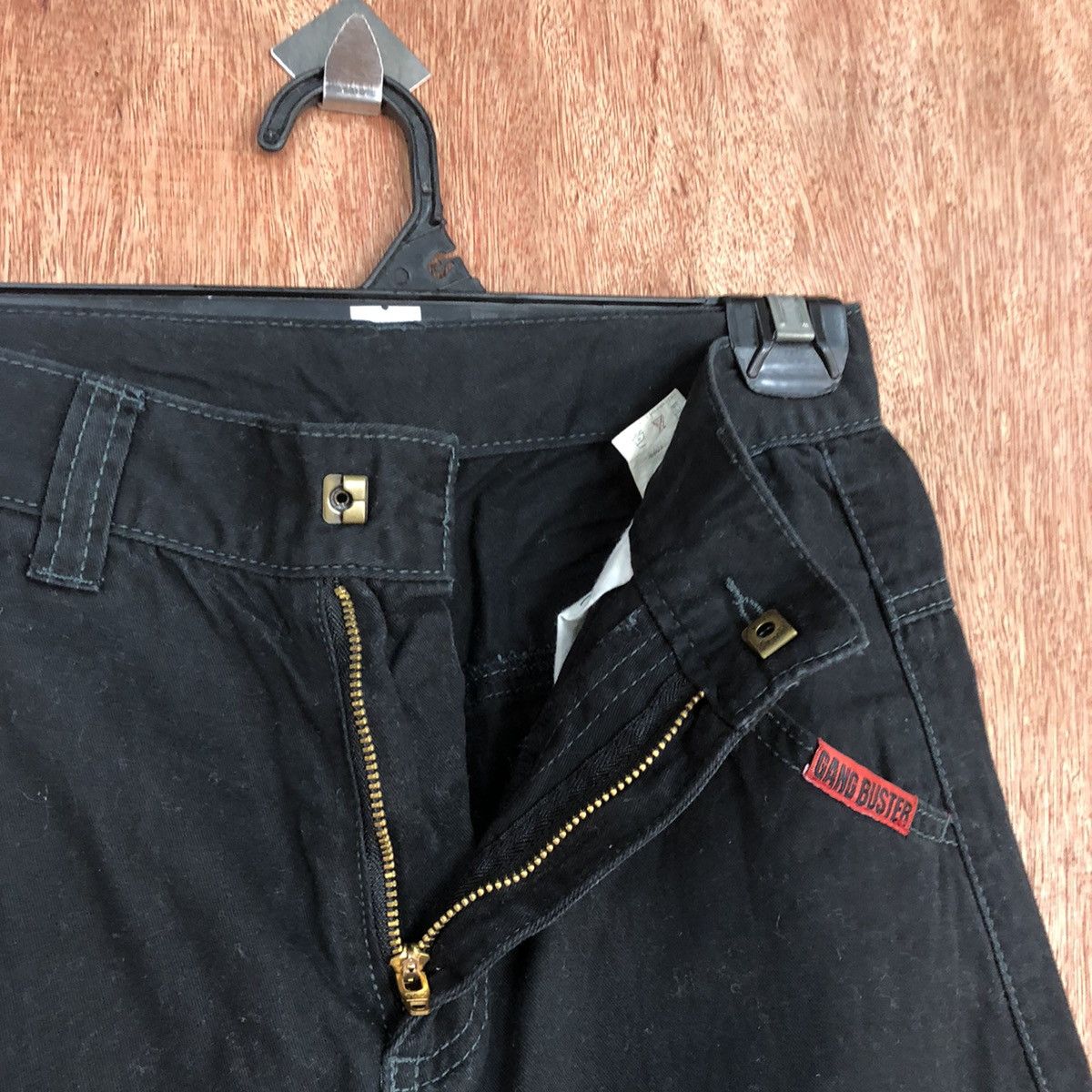 Japanese Brand DLL Gang Buster Black Multipocket Cargo Pants #2157 Size US 26 / EU 42 - 9 Thumbnail