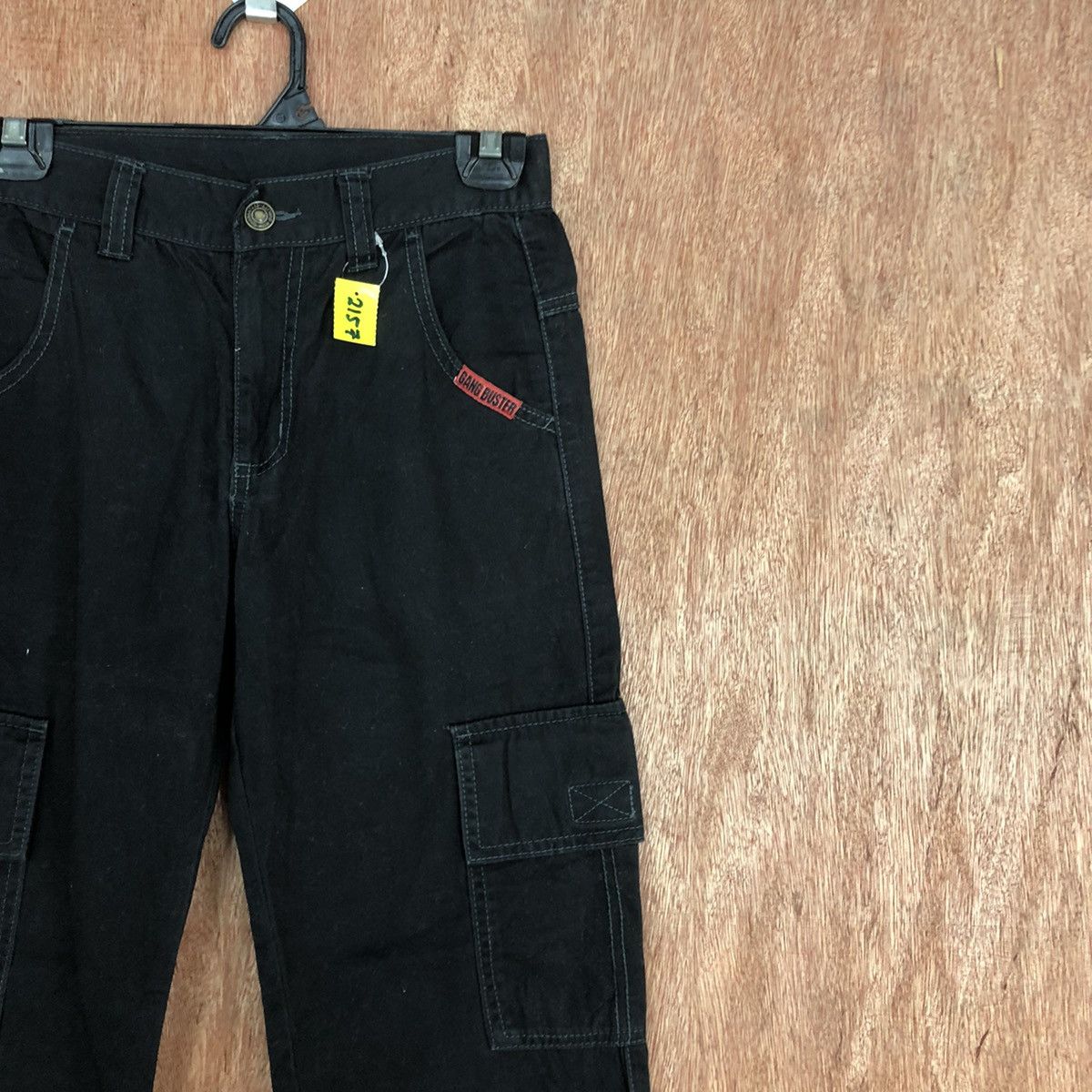 Japanese Brand DLL Gang Buster Black Multipocket Cargo Pants #2157 Size US 26 / EU 42 - 5 Thumbnail