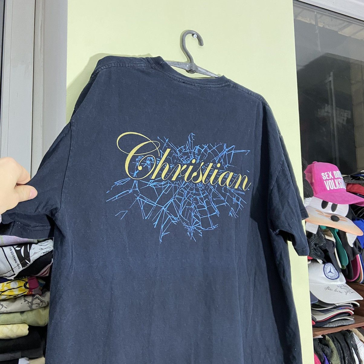 Vintage Vintage Y2K WWE WWF Tee Christian Print Streetwear Size US L / EU 52-54 / 3 - 6 Thumbnail