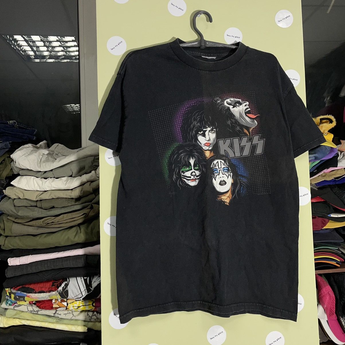 Vintage Vintage Y2K Kiss Skulls Dead Face Horror Tee Rock Streetwear Size US M / EU 48-50 / 2 - 4 Thumbnail