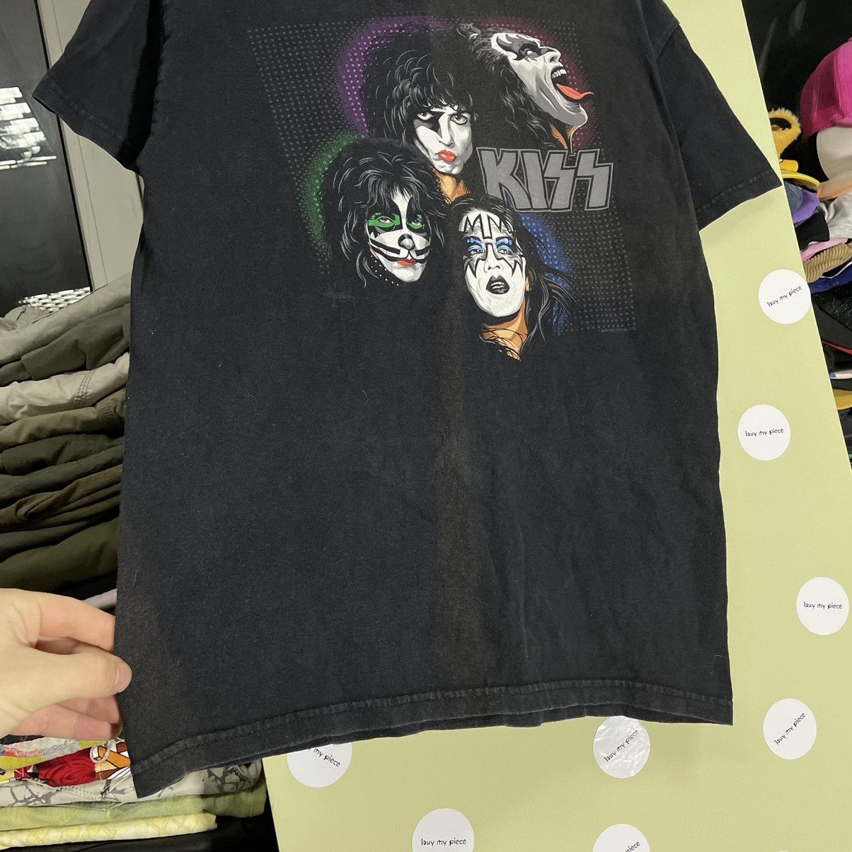 Vintage Vintage Y2K Kiss Skulls Dead Face Horror Tee Rock Streetwear Size US M / EU 48-50 / 2 - 6 Thumbnail