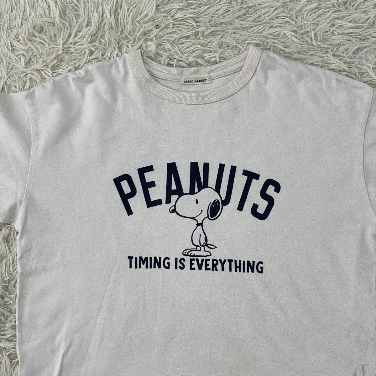 Japanese Brand Peanuts Tee Big Snoopy Timing Is Everything Size L / US 10 / IT 46 - 4 Thumbnail