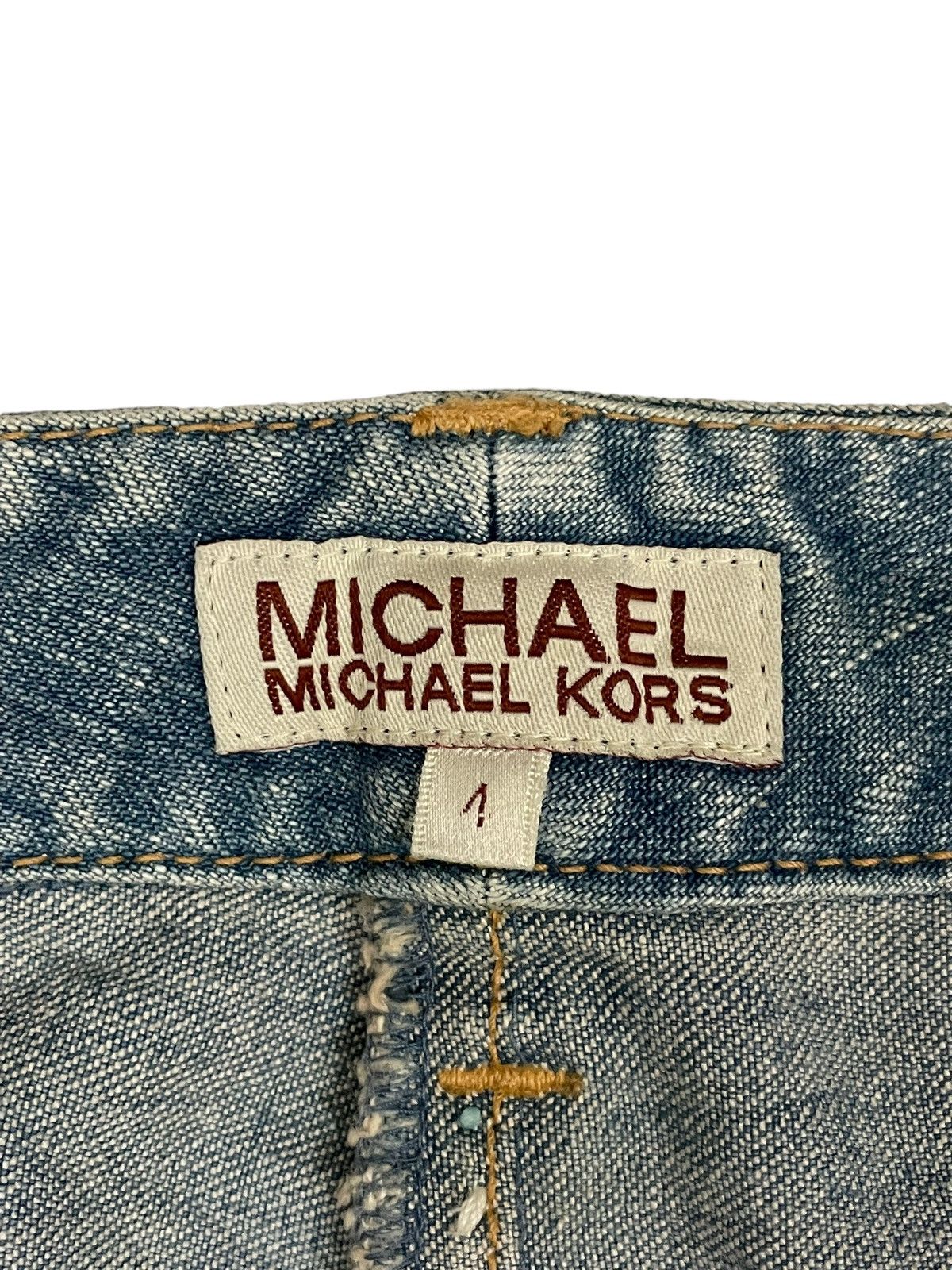 Michael Kors 90s Vtg Michael Kors Flared Bootcut Faded Light Washed Jeans Size US 30 / EU 46 - 8 Thumbnail