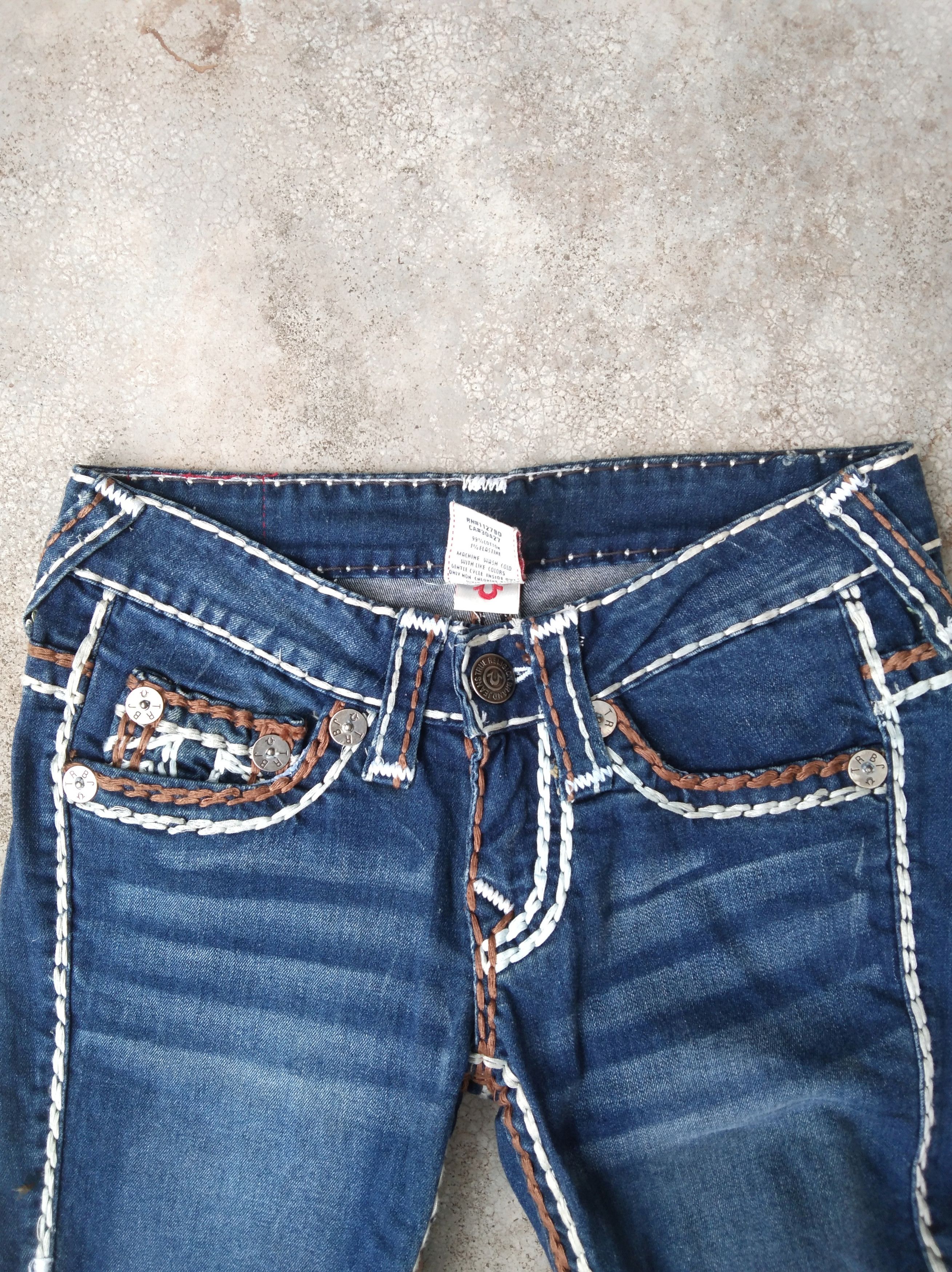 True Religion True Religion Jeans Section JOEY Rope Stitch Made In USA Size US 26 / EU 42 - 4 Thumbnail