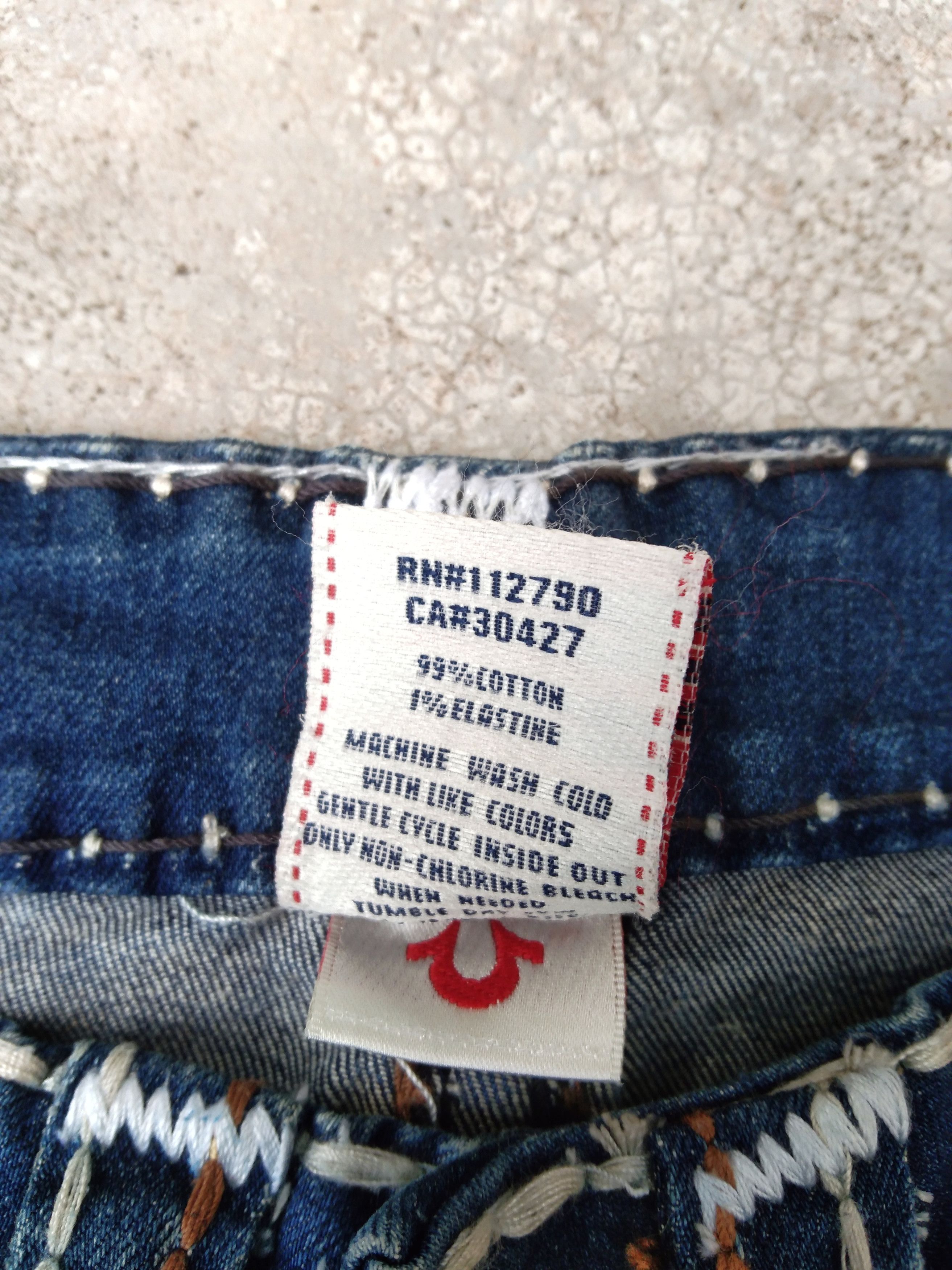 True Religion True Religion Jeans Section JOEY Rope Stitch Made In USA Size US 26 / EU 42 - 5 Thumbnail