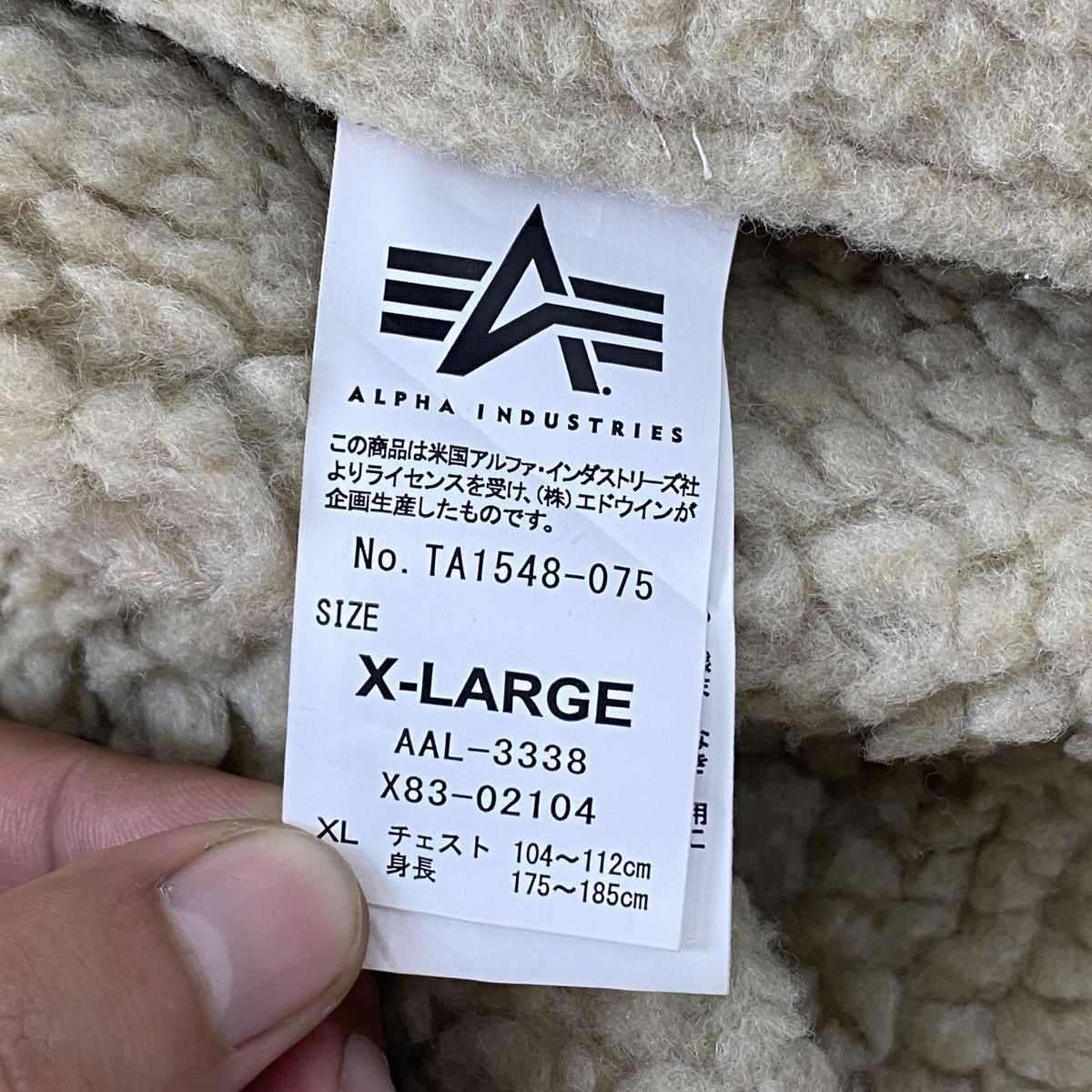 Alpha Industries 🔥LAST PRICE🔥Alpha Industries Shearling Aviator 1959 Jacket Size US XL / EU 56 / 4 - 19 Thumbnail