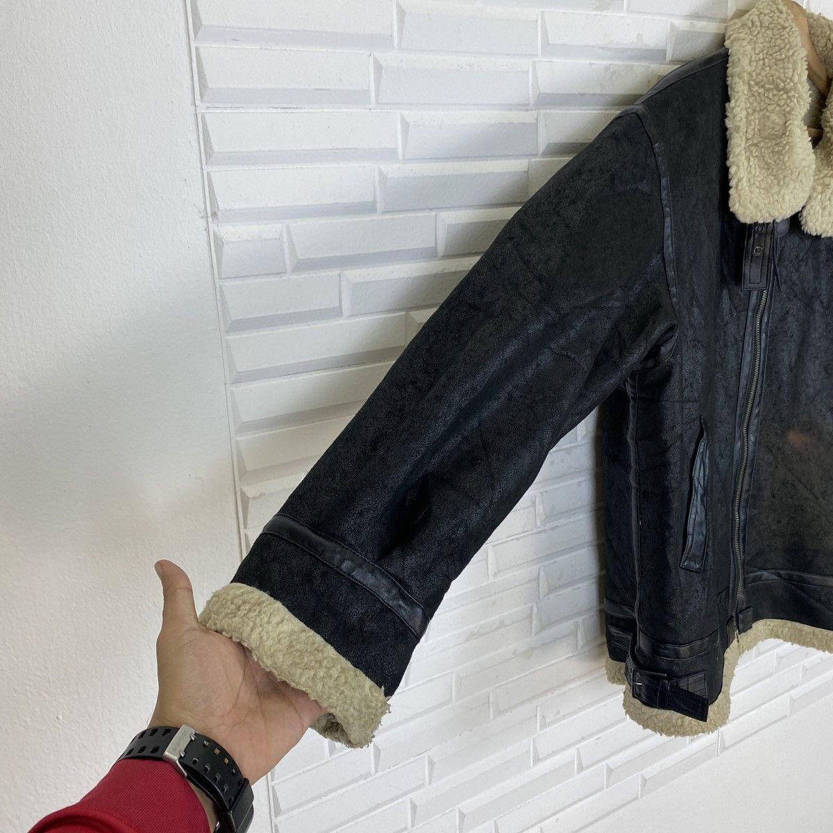Alpha Industries 🔥LAST PRICE🔥Alpha Industries Shearling Aviator 1959 Jacket Size US XL / EU 56 / 4 - 8 Thumbnail
