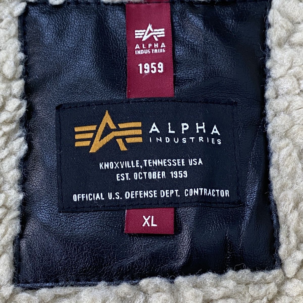 Alpha Industries 🔥LAST PRICE🔥Alpha Industries Shearling Aviator 1959 Jacket Size US XL / EU 56 / 4 - 18 Thumbnail