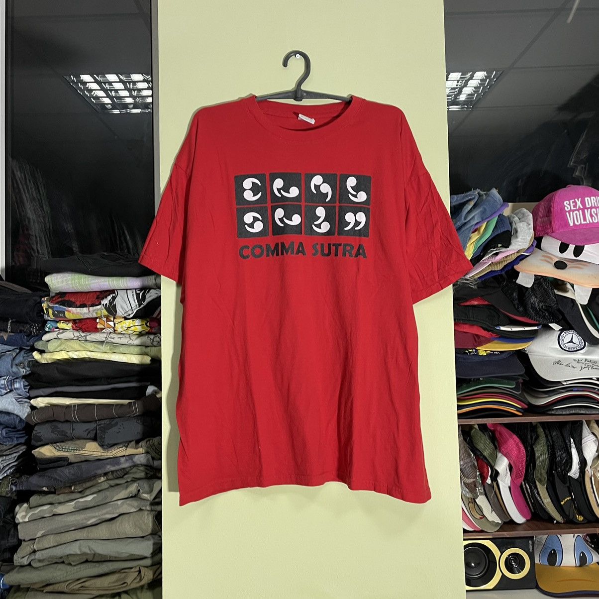 Vintage Vintage Y2K Adult “ Comma Sutra “ Porno Art Humor Tee Size US XXL / EU 58 / 5 - 2 Thumbnail