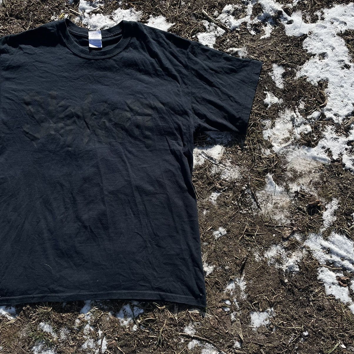 Vintage Vintage 90s Faded Black Single Stitch Tee Skater Baggy L Size US L / EU 52-54 / 3 - 4 Thumbnail