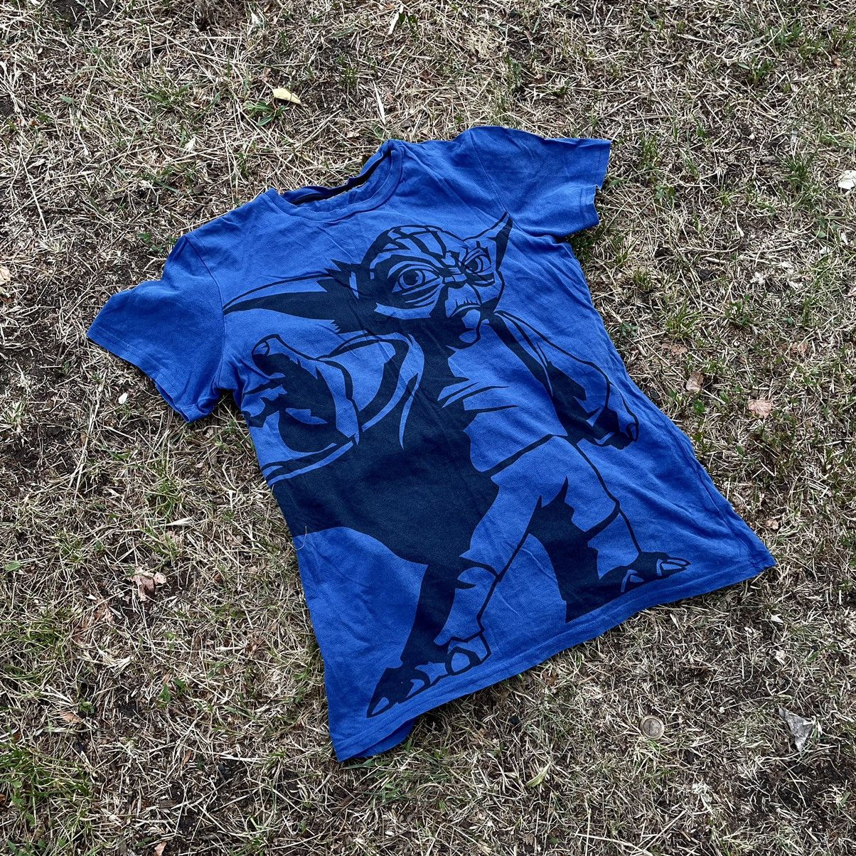 Star Wars Vintage Y2K Art Yoda Big Logo Tee Streetwear Star Wars Size US S / EU 44-46 / 1 - 5 Thumbnail