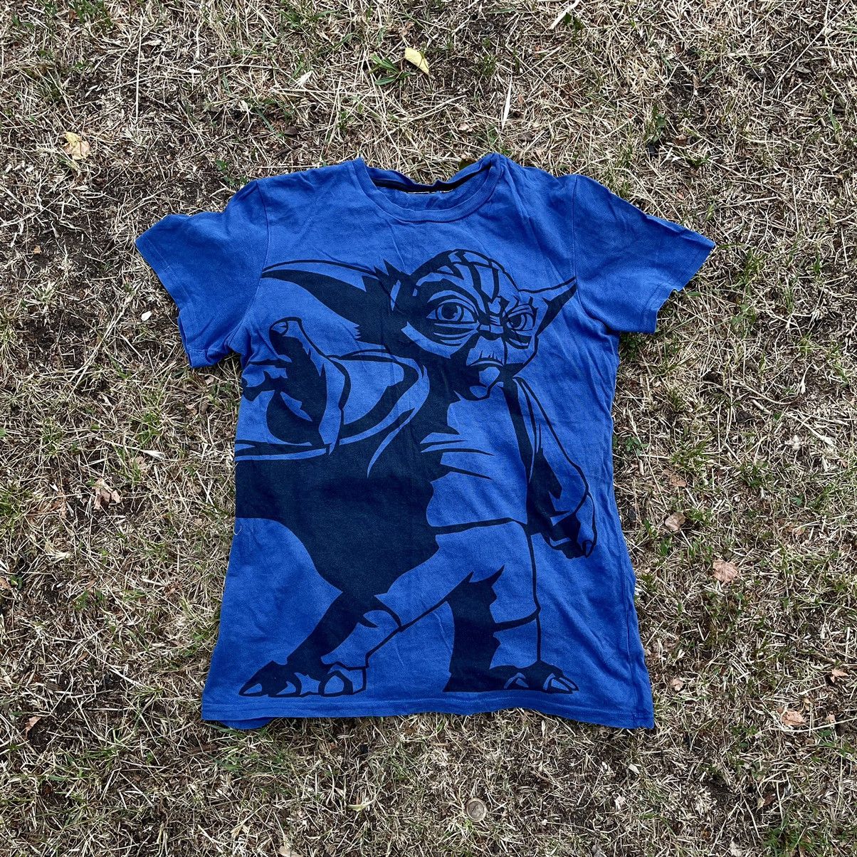 Star Wars Vintage Y2K Art Yoda Big Logo Tee Streetwear Star Wars Size US S / EU 44-46 / 1 - 1 Thumbnail