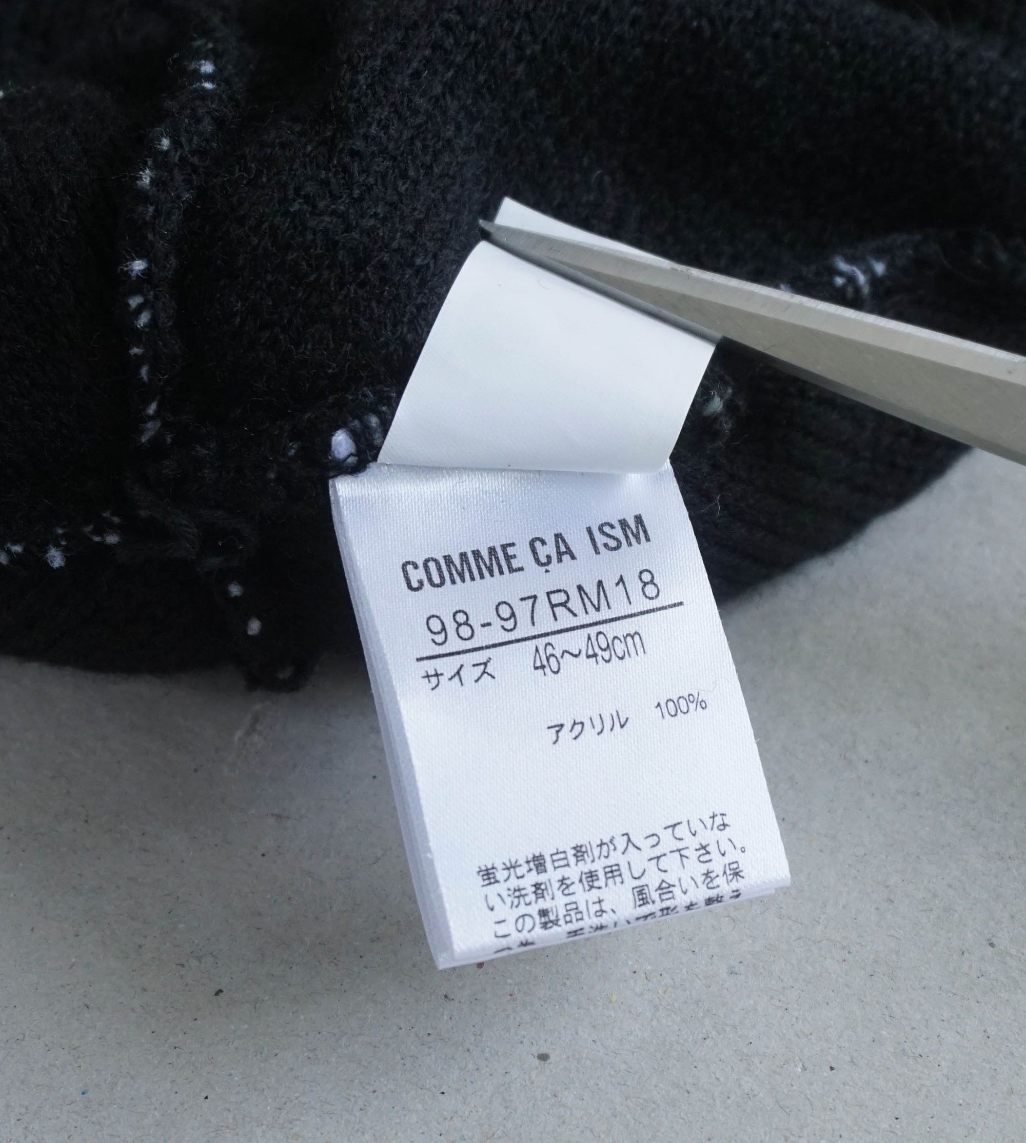 Comme Ca Ism Comme Ca Ism Spellout Native Tribal Pattern Bobble Beanie Size ONE SIZE - 7 Thumbnail