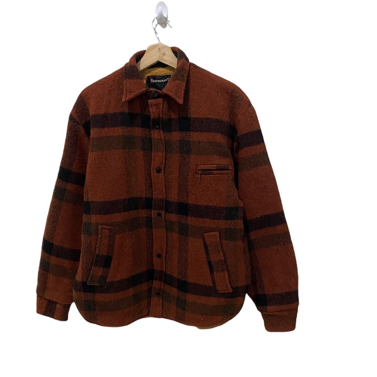 Towncraft 🔥VINTAGE TOWNCRAFT PENNYS CHECKERED WOOL JACKET Size US M / EU 48-50 / 2 - 2 Thumbnail