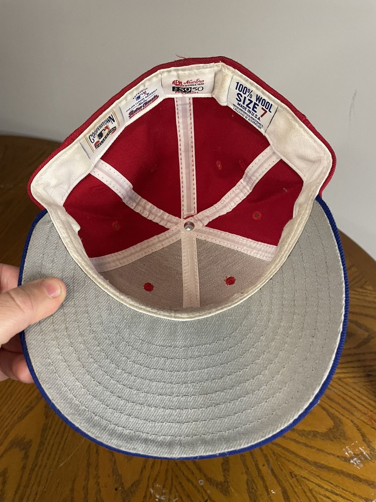 New Era × Vintage Vintage New Era Phillies Fitted Size 7 Size ONE SIZE - 4 Thumbnail