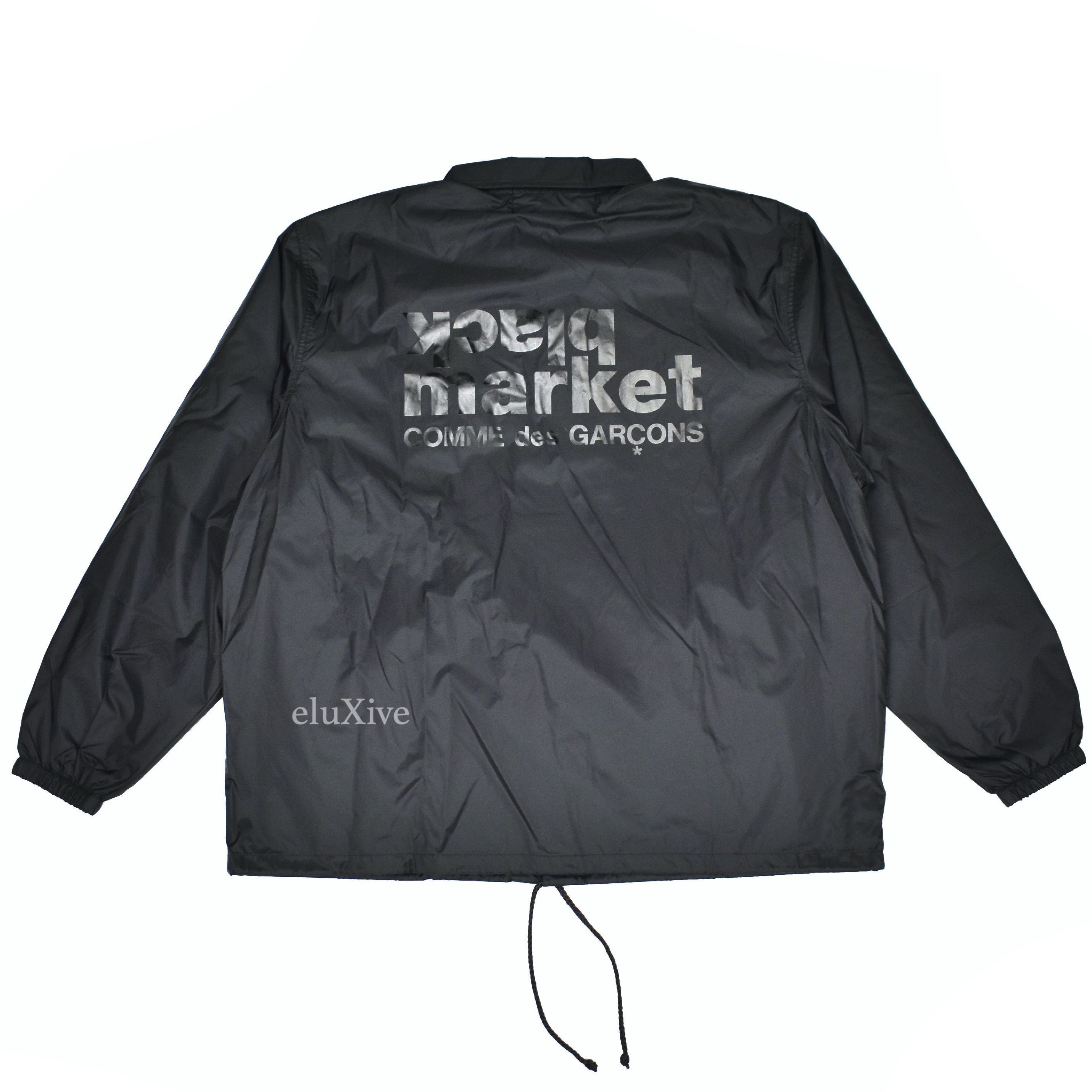 image of Comme Des Garcons Cdg Black Market Nyfw 2022 Nylon Coach's Jacket Ds, Men's (Size XL)