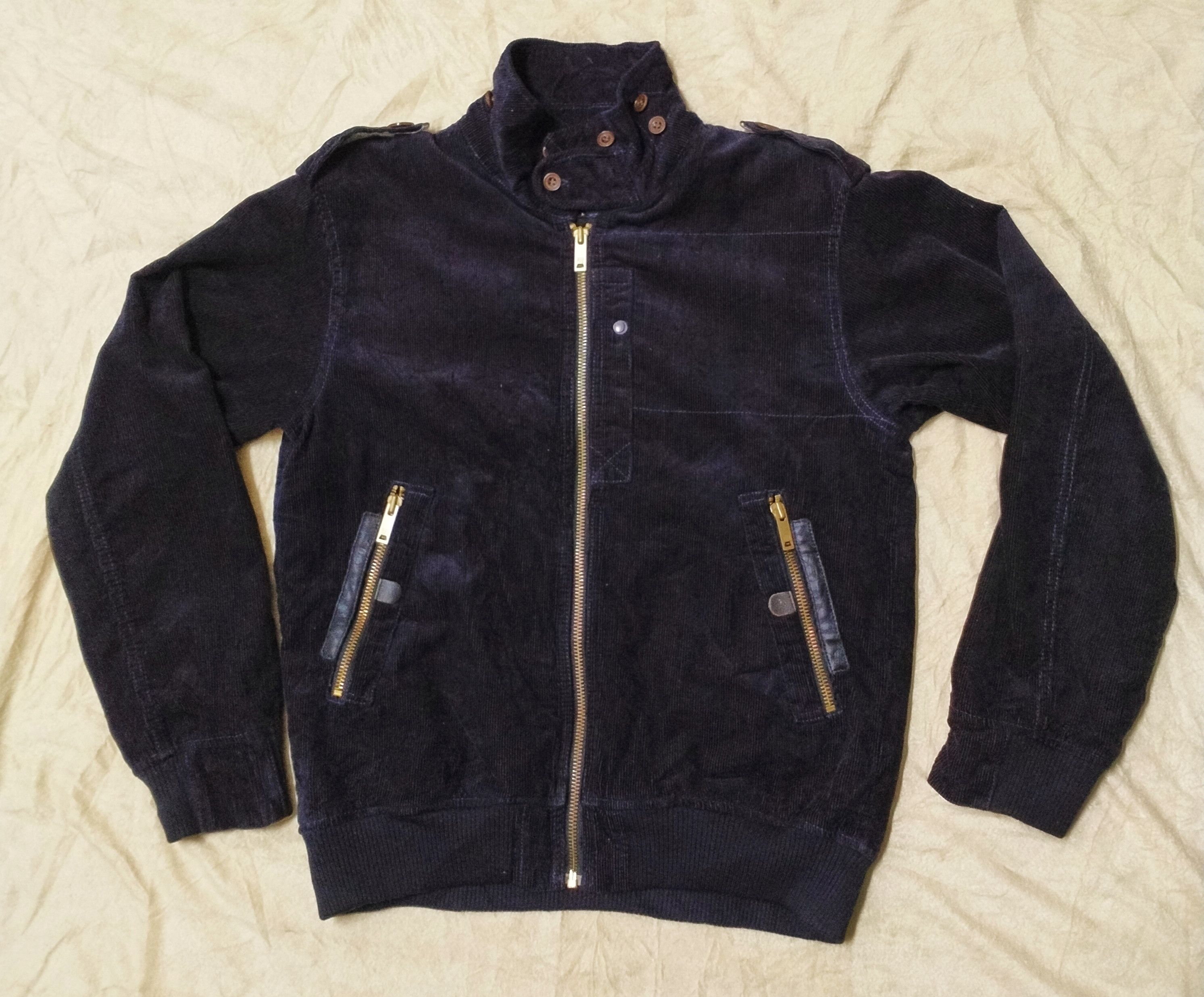 Paul Smith × R.Newbold × Vintage Vintage 90s R. Newbold Corduroy black jacket Size US L / EU 52-54 / 3 - 1 Thumbnail