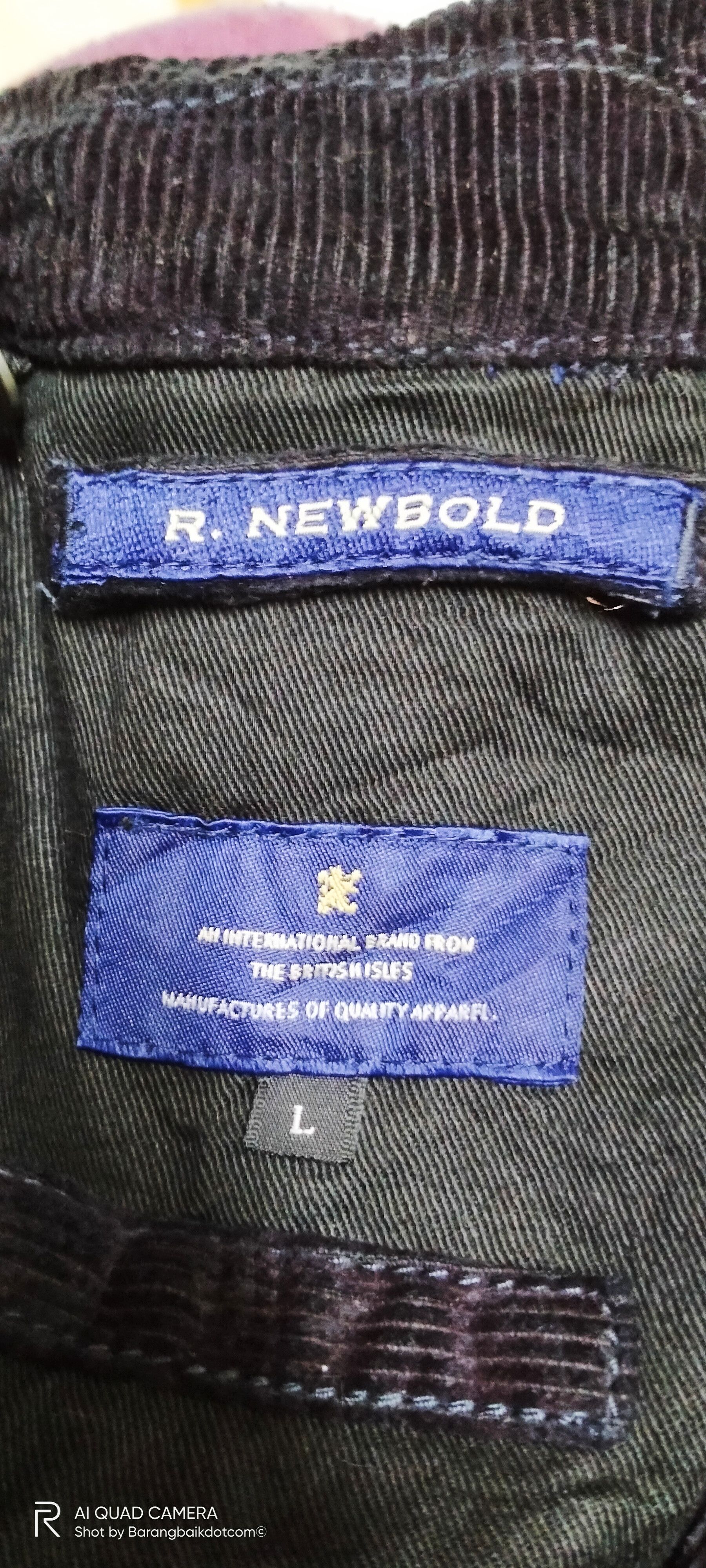 Paul Smith × R.Newbold × Vintage Vintage 90s R. Newbold Corduroy black jacket Size US L / EU 52-54 / 3 - 13 Thumbnail