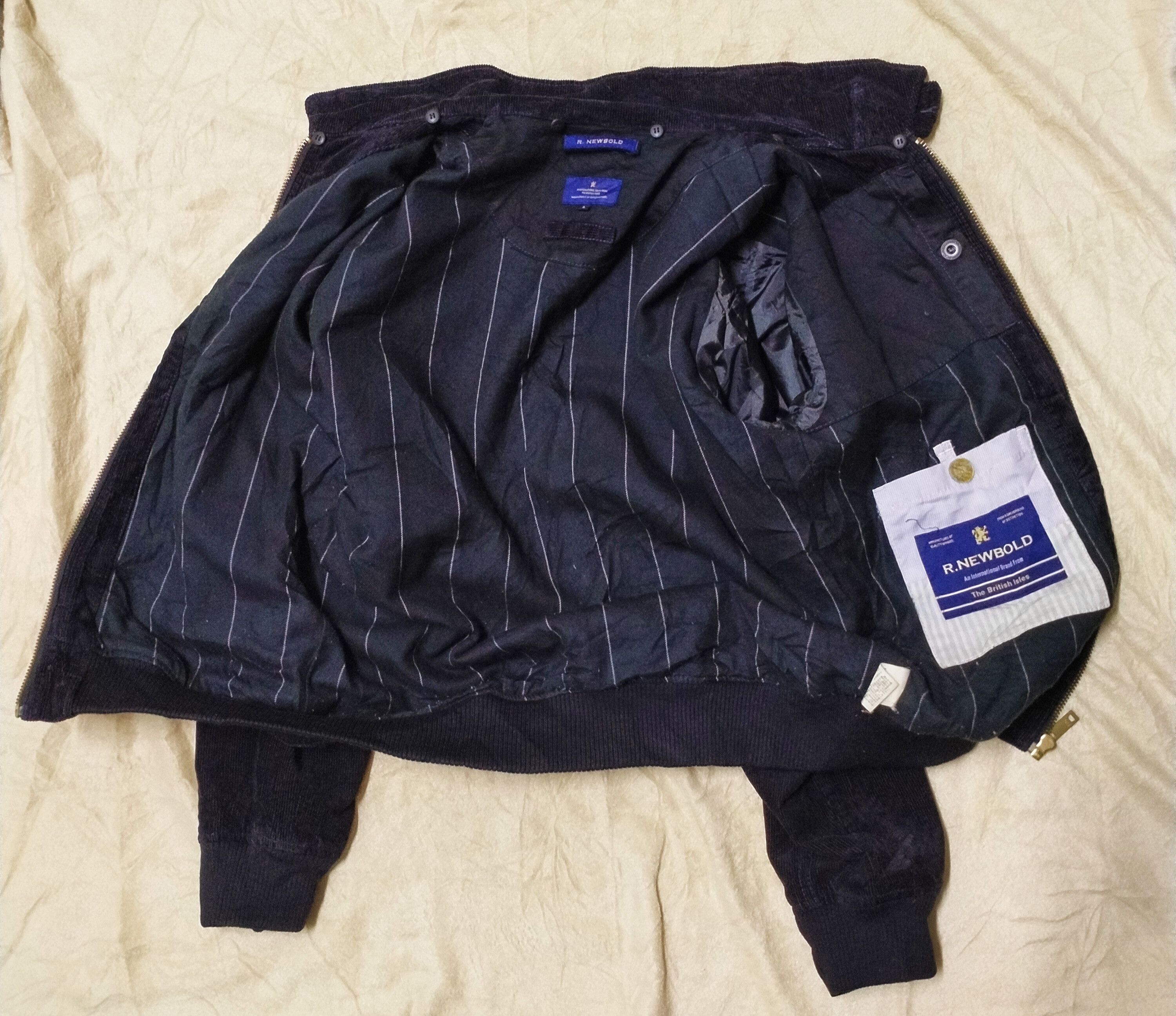 Paul Smith × R.Newbold × Vintage Vintage 90s R. Newbold Corduroy black jacket Size US L / EU 52-54 / 3 - 10 Thumbnail