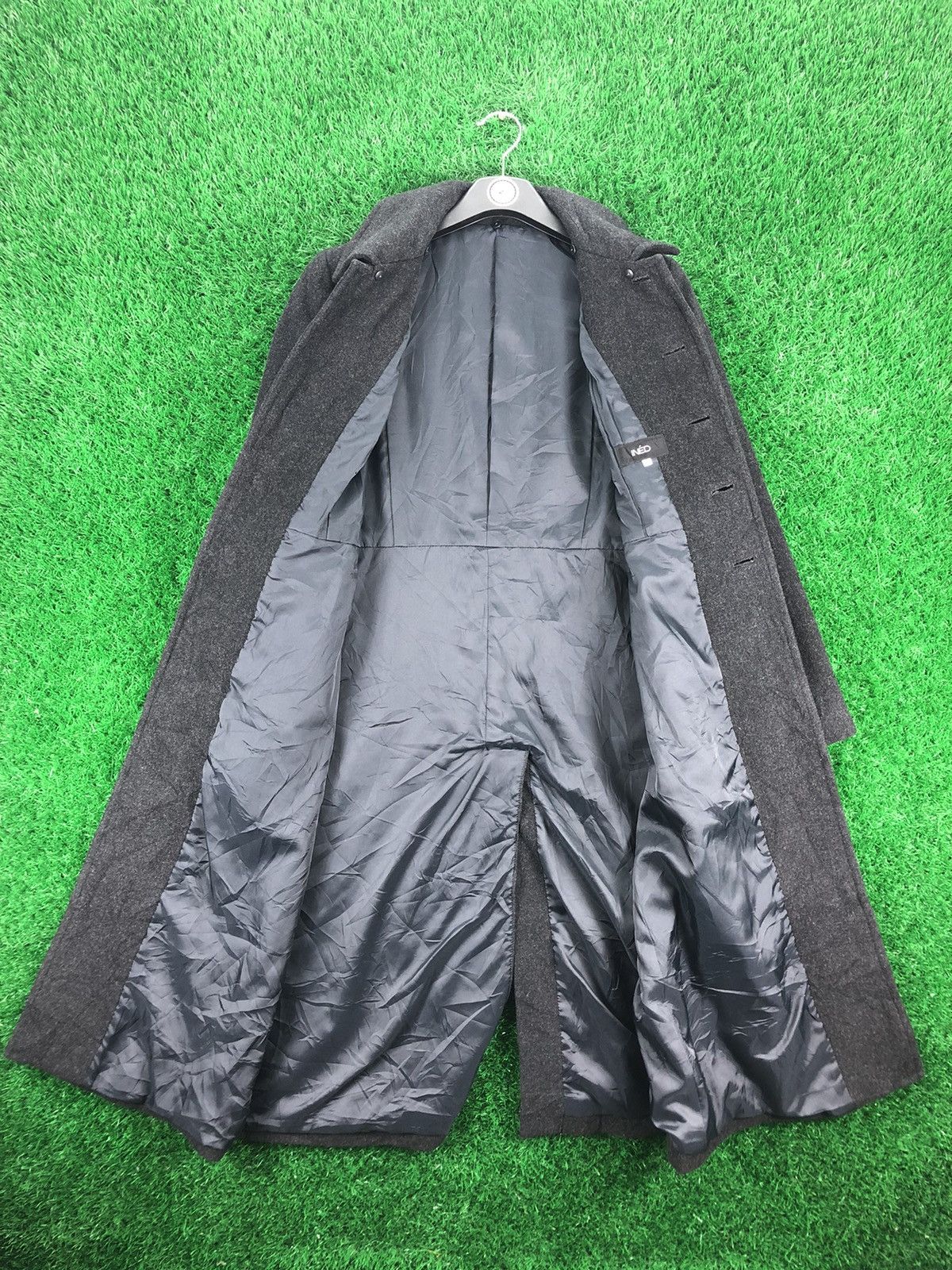 Yohji Yamamoto Vintage INÉD Yohji Yamamoto Wool Down Jacket For Women Size XS / US 0-2 / IT 36-38 - 8 Thumbnail