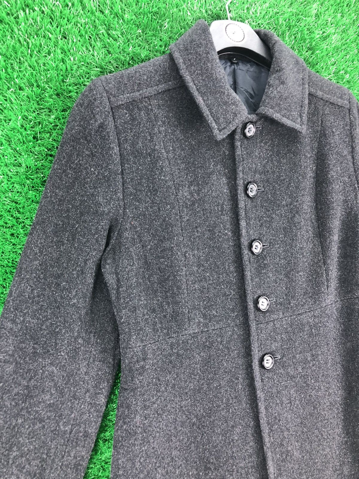 Yohji Yamamoto Vintage INÉD Yohji Yamamoto Wool Down Jacket For Women Size XS / US 0-2 / IT 36-38 - 2 Thumbnail