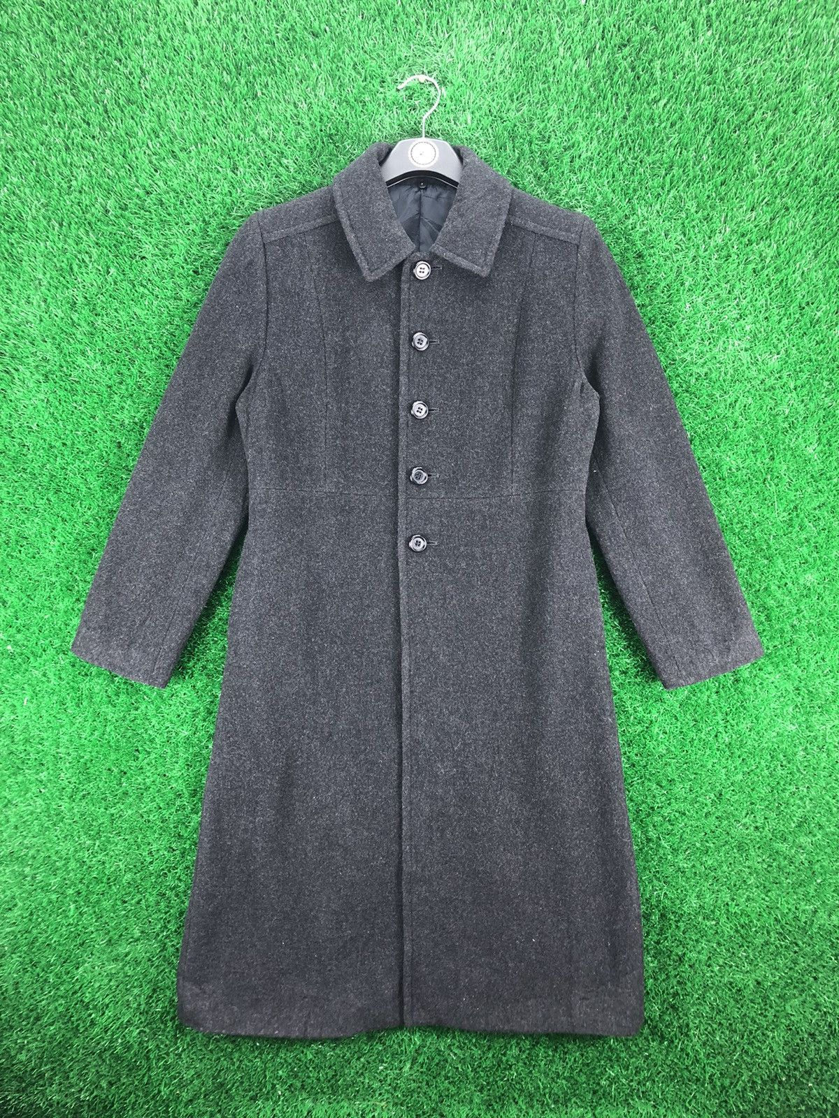 Yohji Yamamoto Vintage INÉD Yohji Yamamoto Wool Down Jacket For Women Size XS / US 0-2 / IT 36-38 - 1 Thumbnail