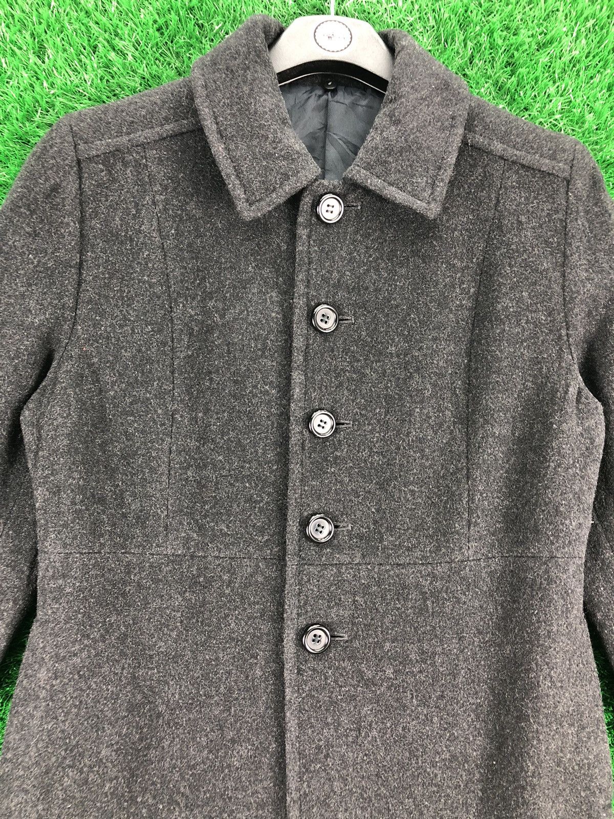 Yohji Yamamoto Vintage INÉD Yohji Yamamoto Wool Down Jacket For Women Size XS / US 0-2 / IT 36-38 - 7 Thumbnail