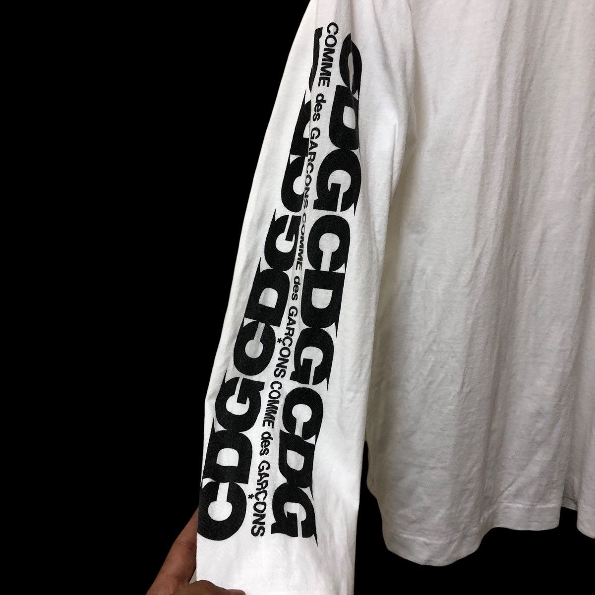 CDG by Comme des Garcons × Comme des Garcons COMME DES GARÇONS AD2017 SIDE TAPE LONG SLEEVE T-SHIRT Size US L / EU 52-54 / 3 - 6 Thumbnail
