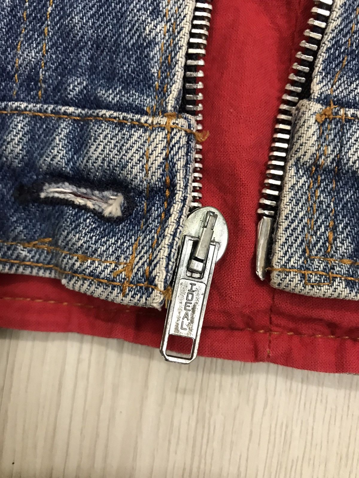 If Six Was Nine × Levi's Vintage Clothing × Vintage 💥RARE💥 Vintage 1990 Levis Denim Cropped Jacket Size L / US 10 / IT 46 - 16 Thumbnail