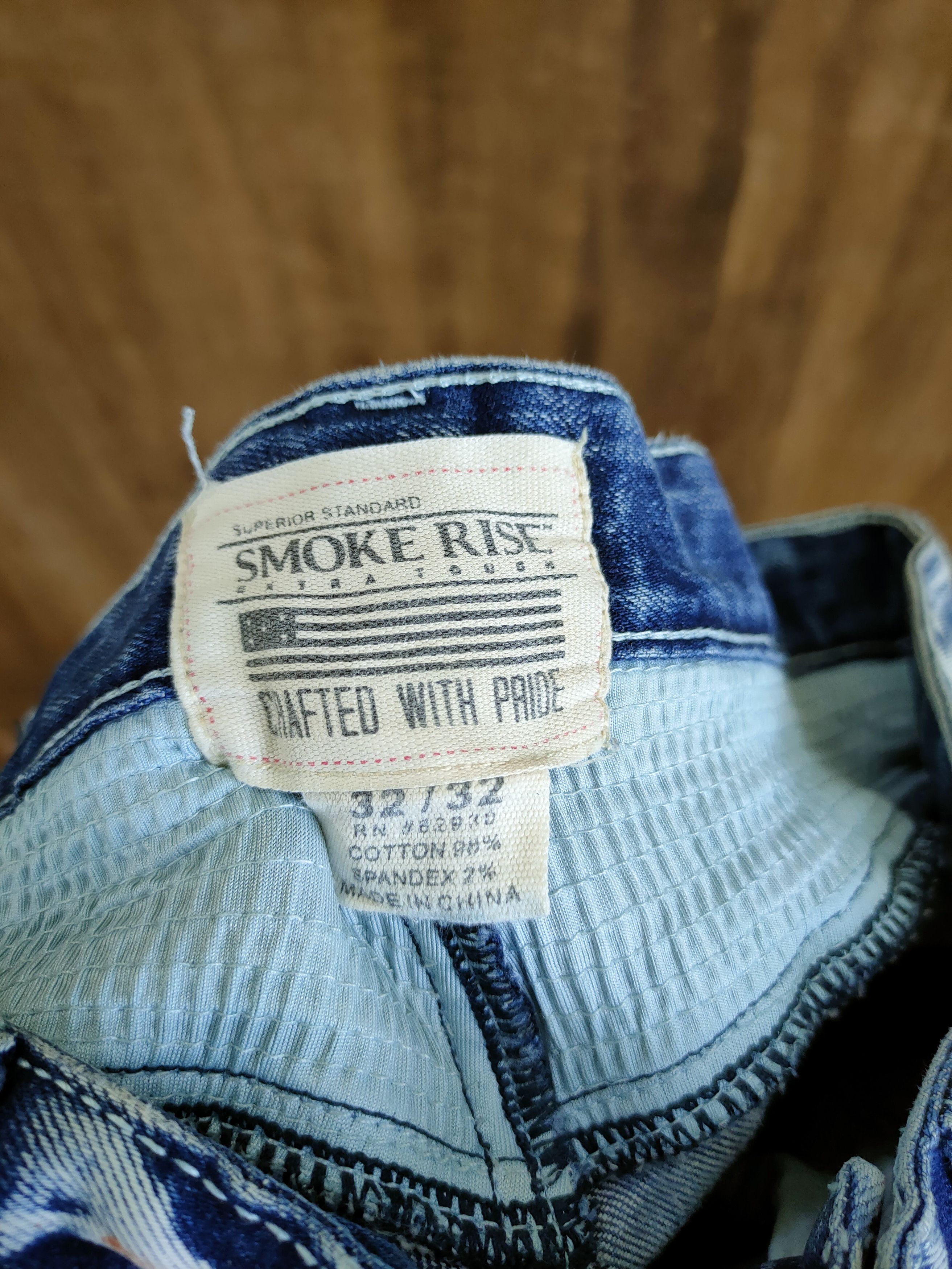 Smoke Rise Smoke rise distressed bikers denim like balmain #46-741DL Size US 32 / EU 48 - 13 Thumbnail