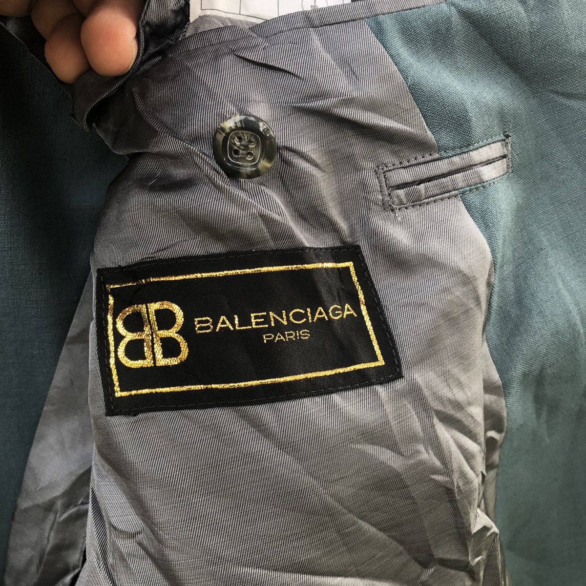 Balenciaga Vintage Balenciaga Paris Blazer Size 38S - 10 Thumbnail