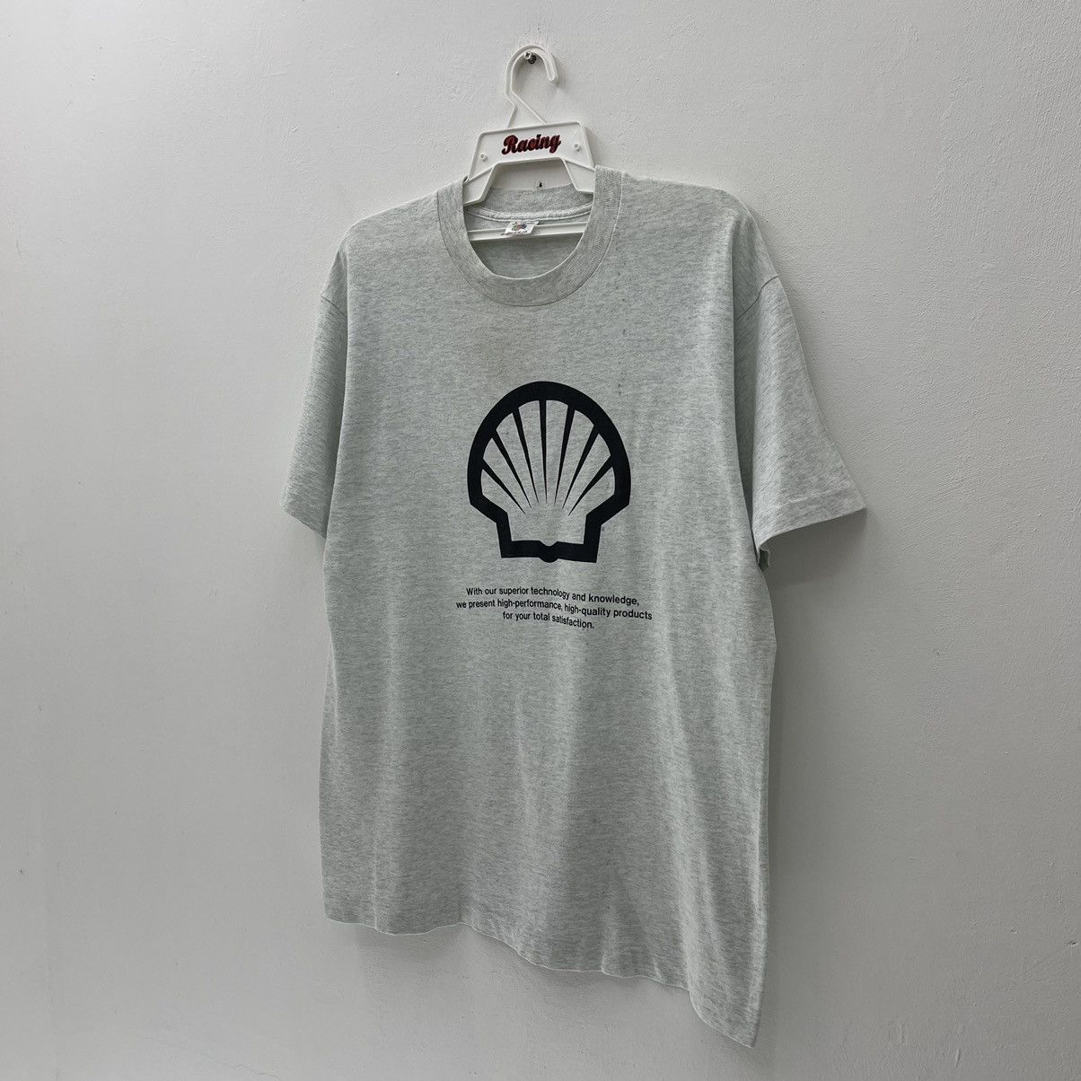 Other Vintage Shell Fruit Of The Loom T-Shrit Big Logo Size US L / EU 52-54 / 3 - 5 Thumbnail