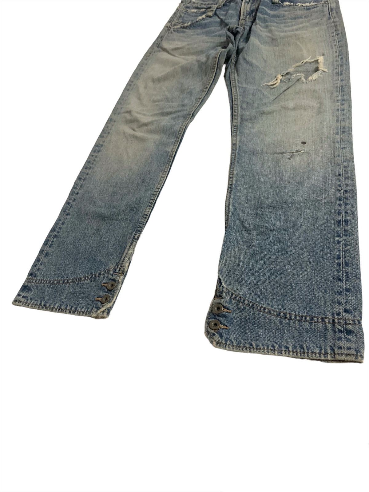 Japanese Brand Alternative Denim Jeans Styles With Button Leg Size US 30 / EU 46 - 3 Thumbnail