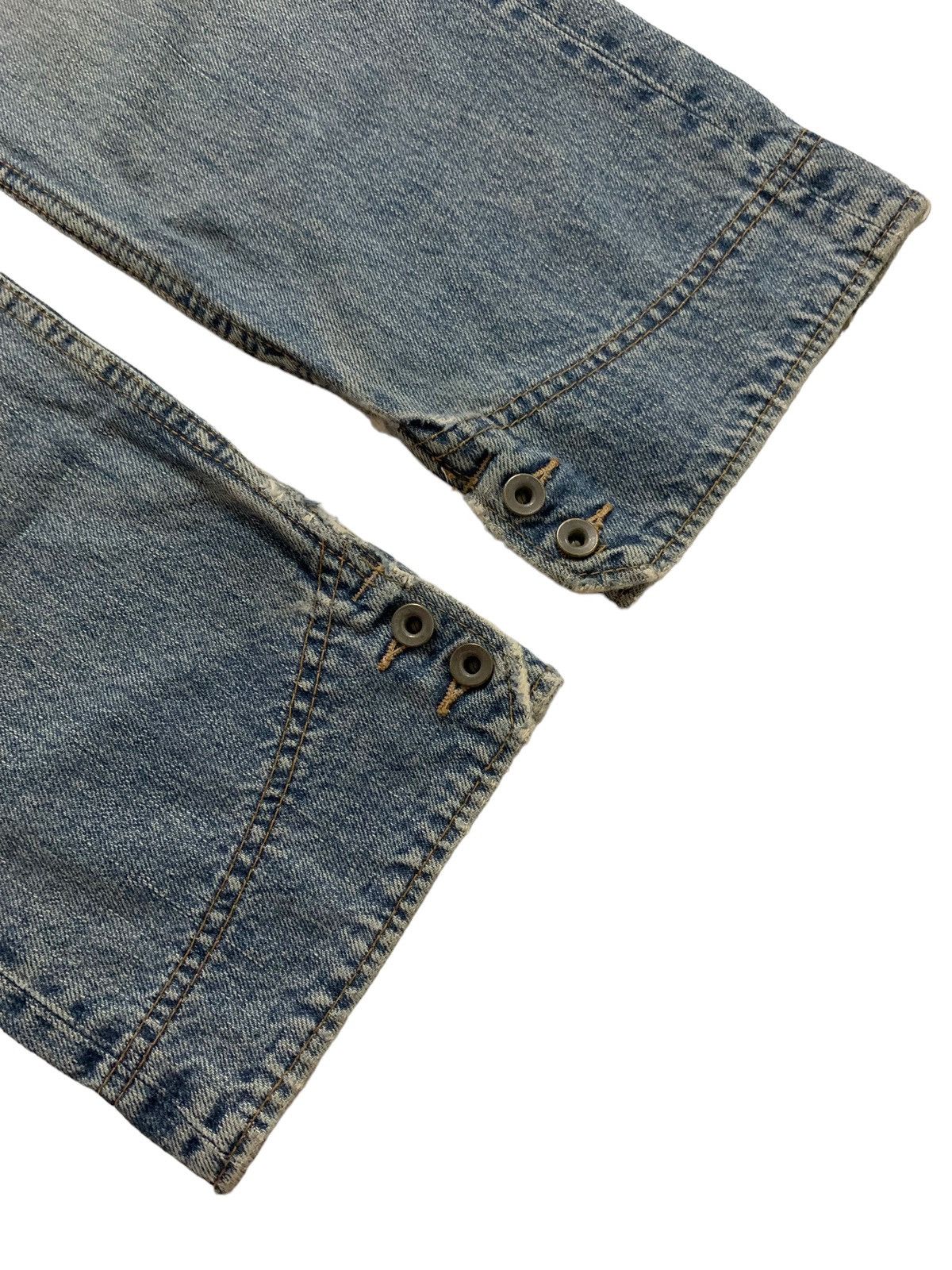 Japanese Brand Alternative Denim Jeans Styles With Button Leg Size US 30 / EU 46 - 9 Thumbnail